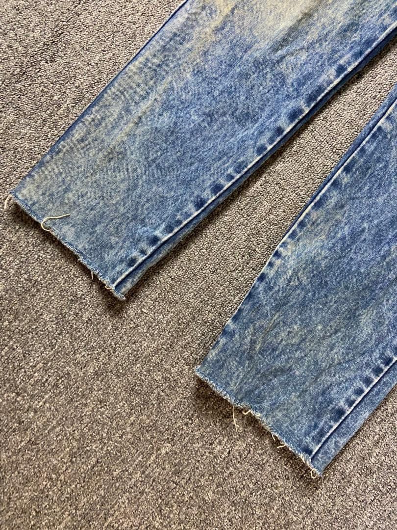 Japanese Brand Jay Hawker Acid Washed Denim Jeans (199) Size US 26 / EU 42 - 8 Thumbnail