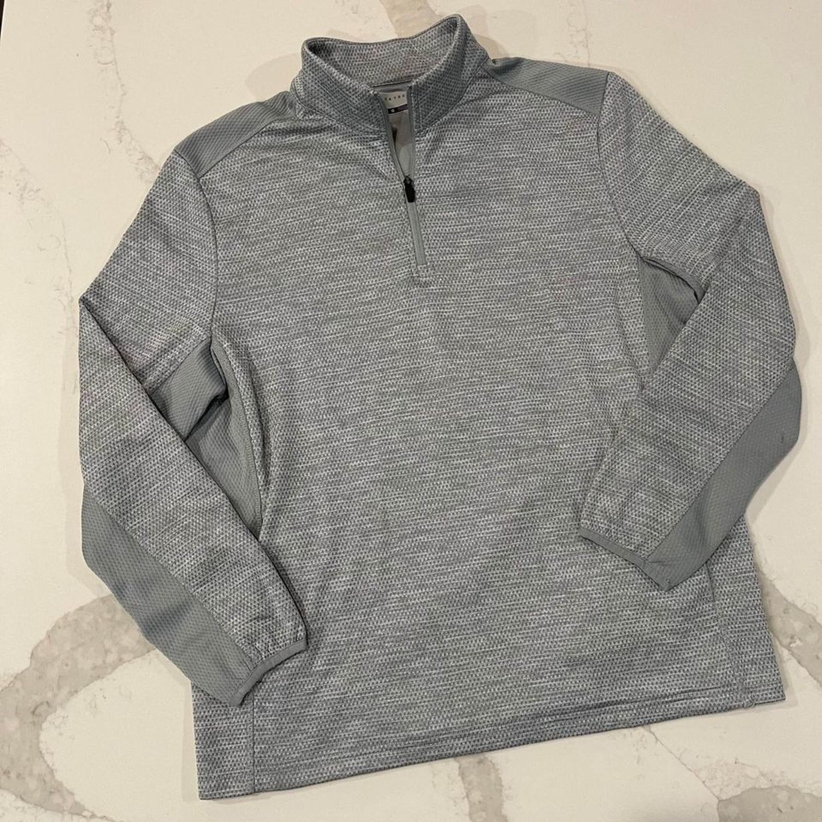 PGA Tour PGA Tour Textured Fleece 1/4 Zip Pullover Sweater Mens Large Size US L / EU 52-54 / 3 - 1 Thumbnail