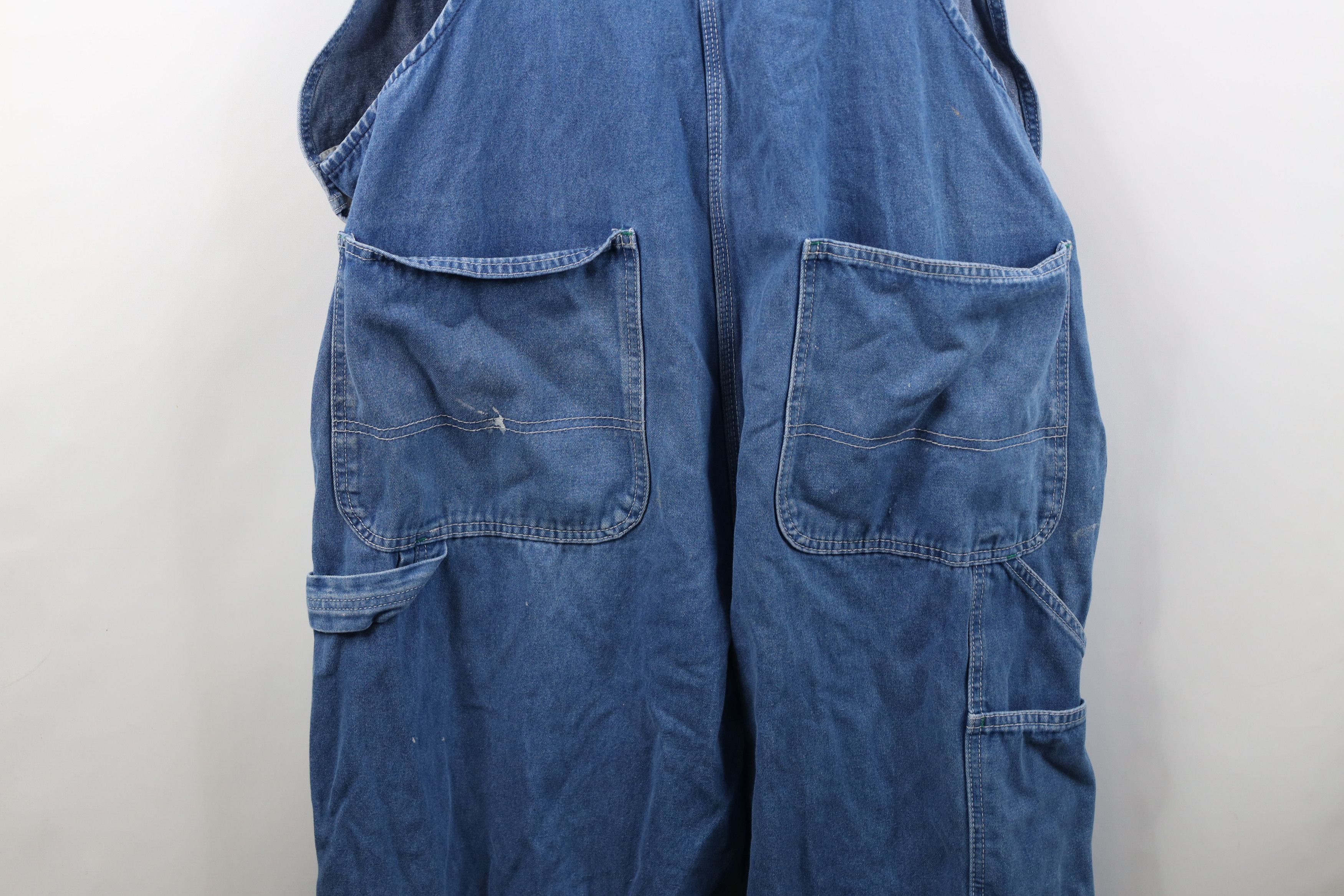 Vintage Vintage Y2K Streetwear Distressed Wide Leg Denim Overalls Size US 44 / EU 60 - 19 Thumbnail