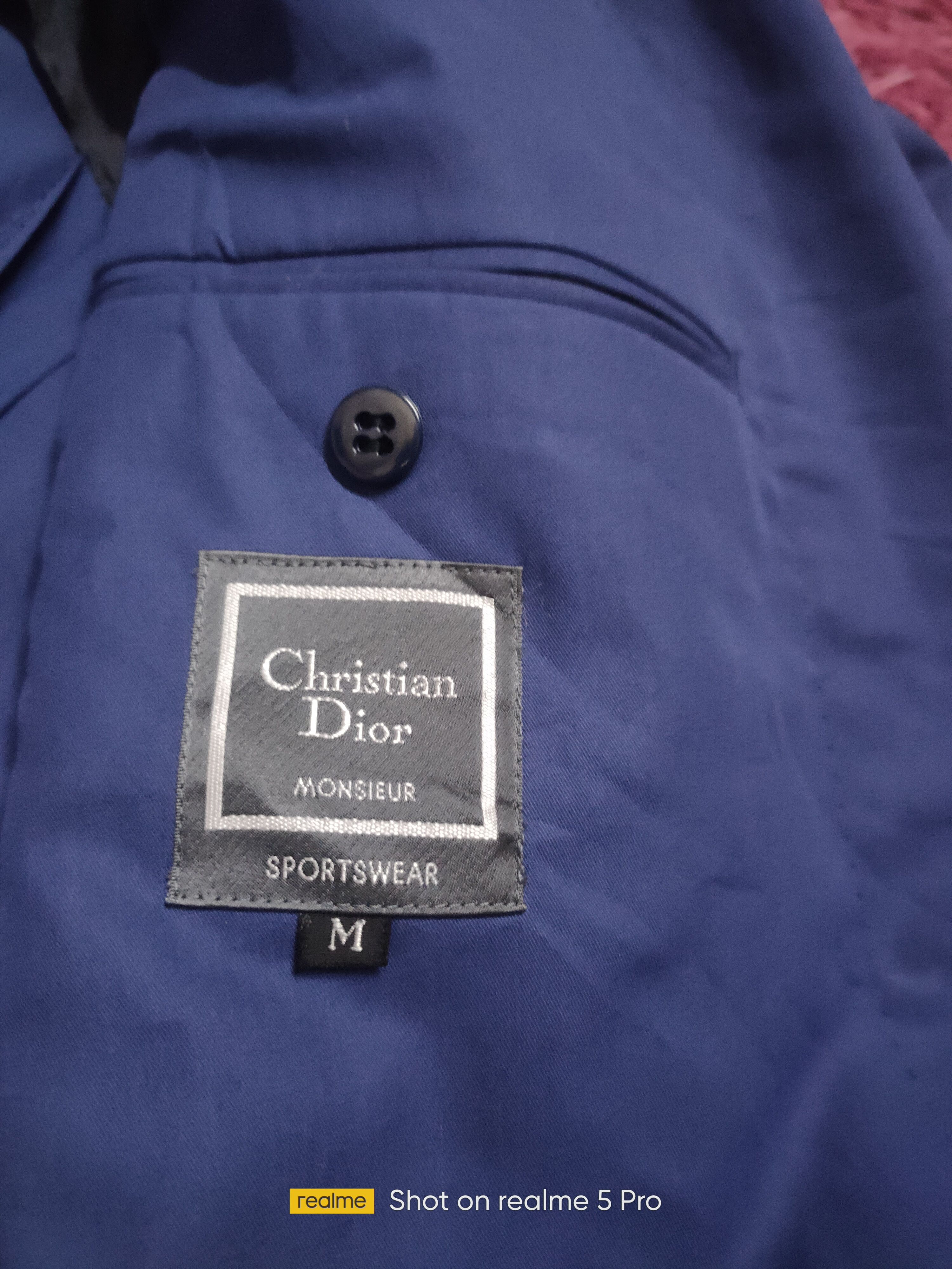 Christian Dior Monsieur Christian Dior gold button blazer Size 40S - 6 Thumbnail