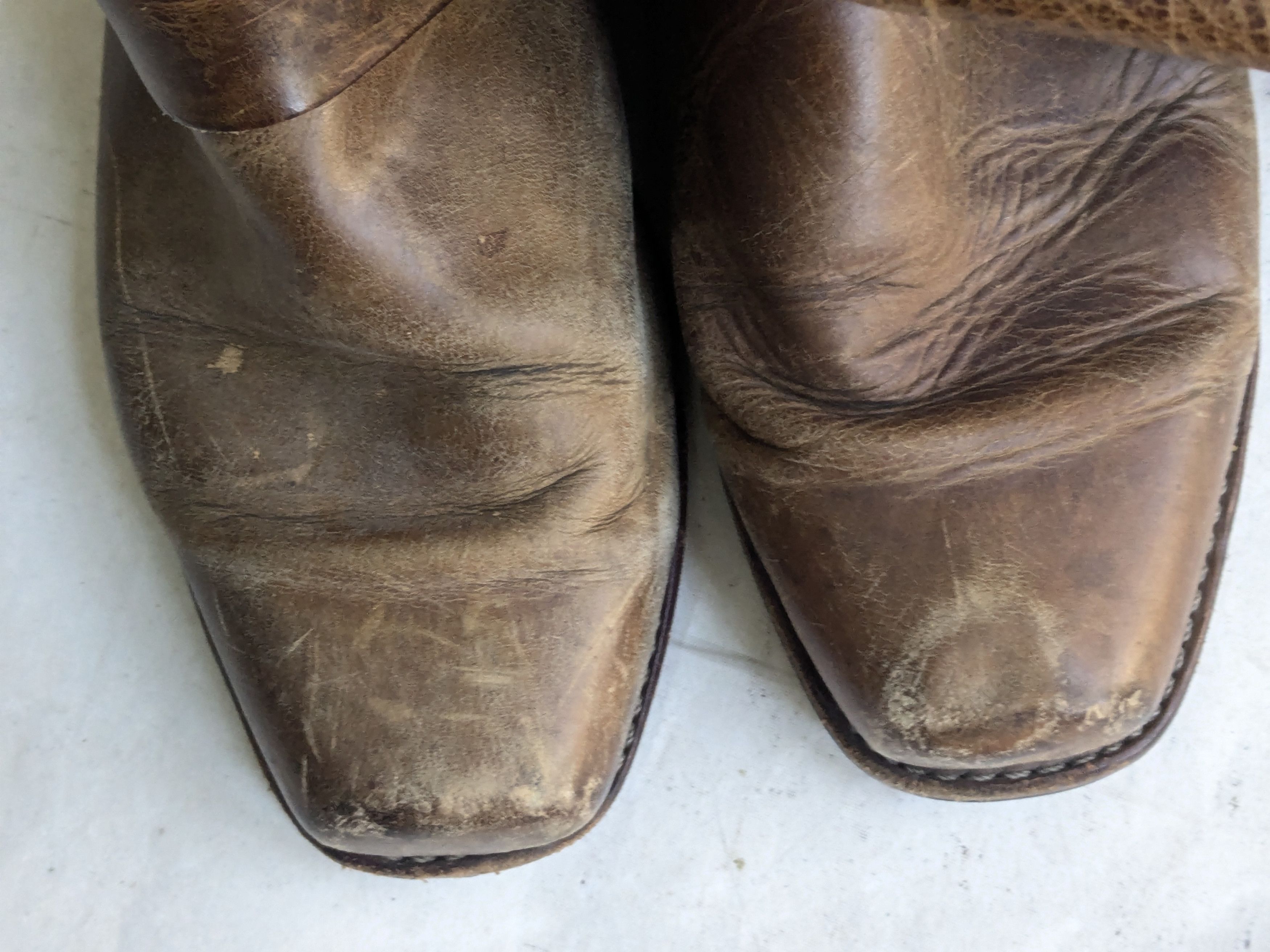 Frye Frye Harness Boots Brown Leather 13 M Motorcycle Biker Size US 13 / EU 46 - 3 Thumbnail
