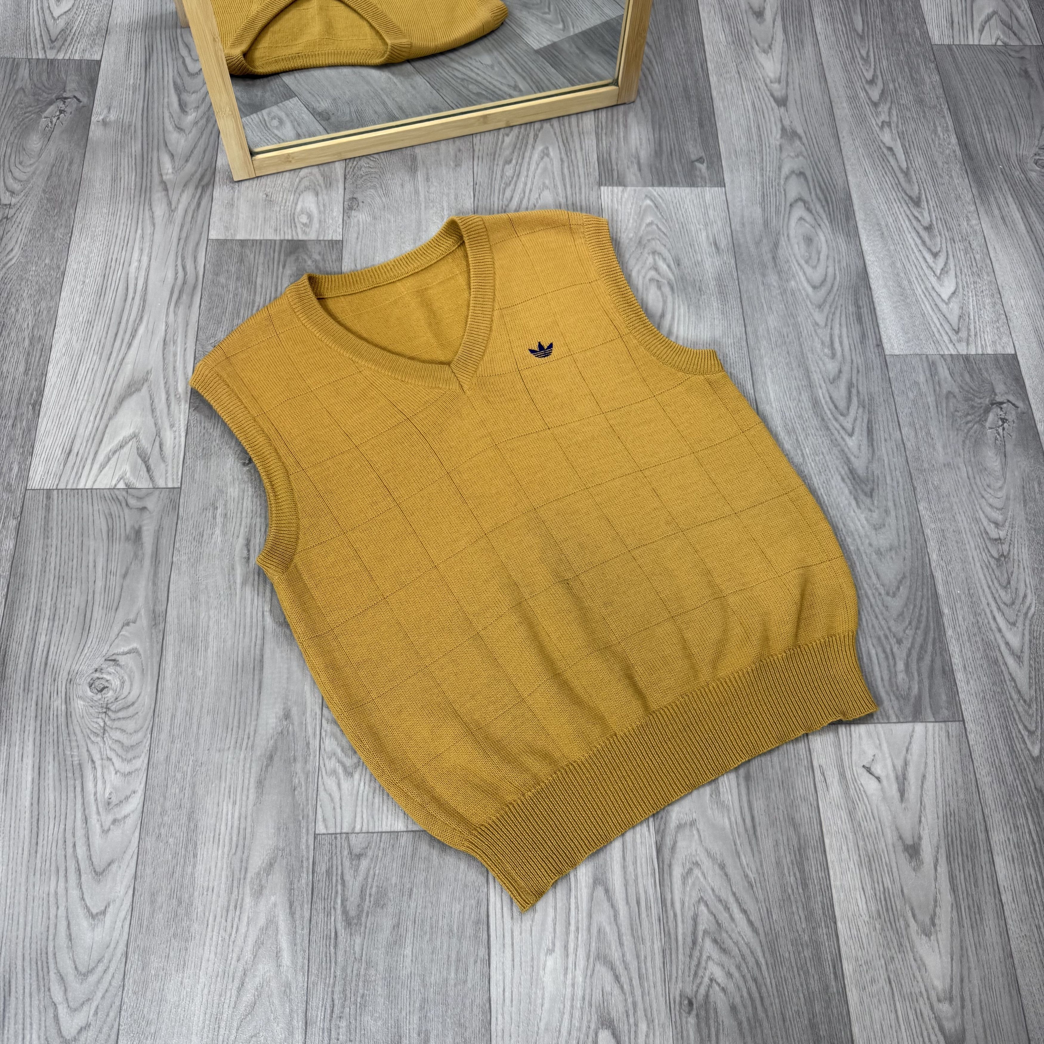 Adidas Vintage Adidas 70's Sweater Knit Vest Size US M / EU 48-50 / 2 - 2 Thumbnail
