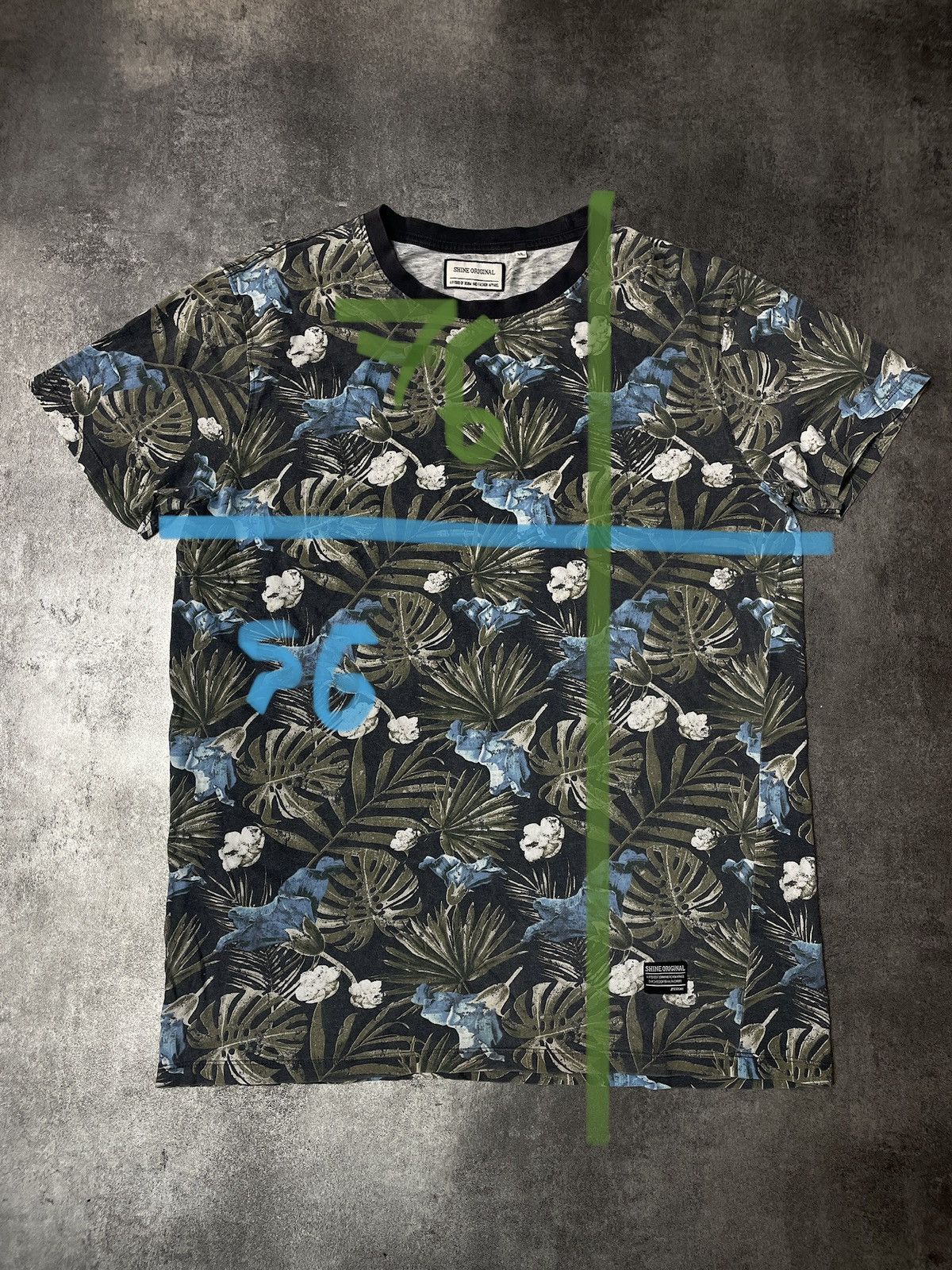 Vintage 🔥Offers🔥Vintage Y2K Camo Tee All Over Print Rare Hype Size US XL / EU 56 / 4 - 7 Thumbnail