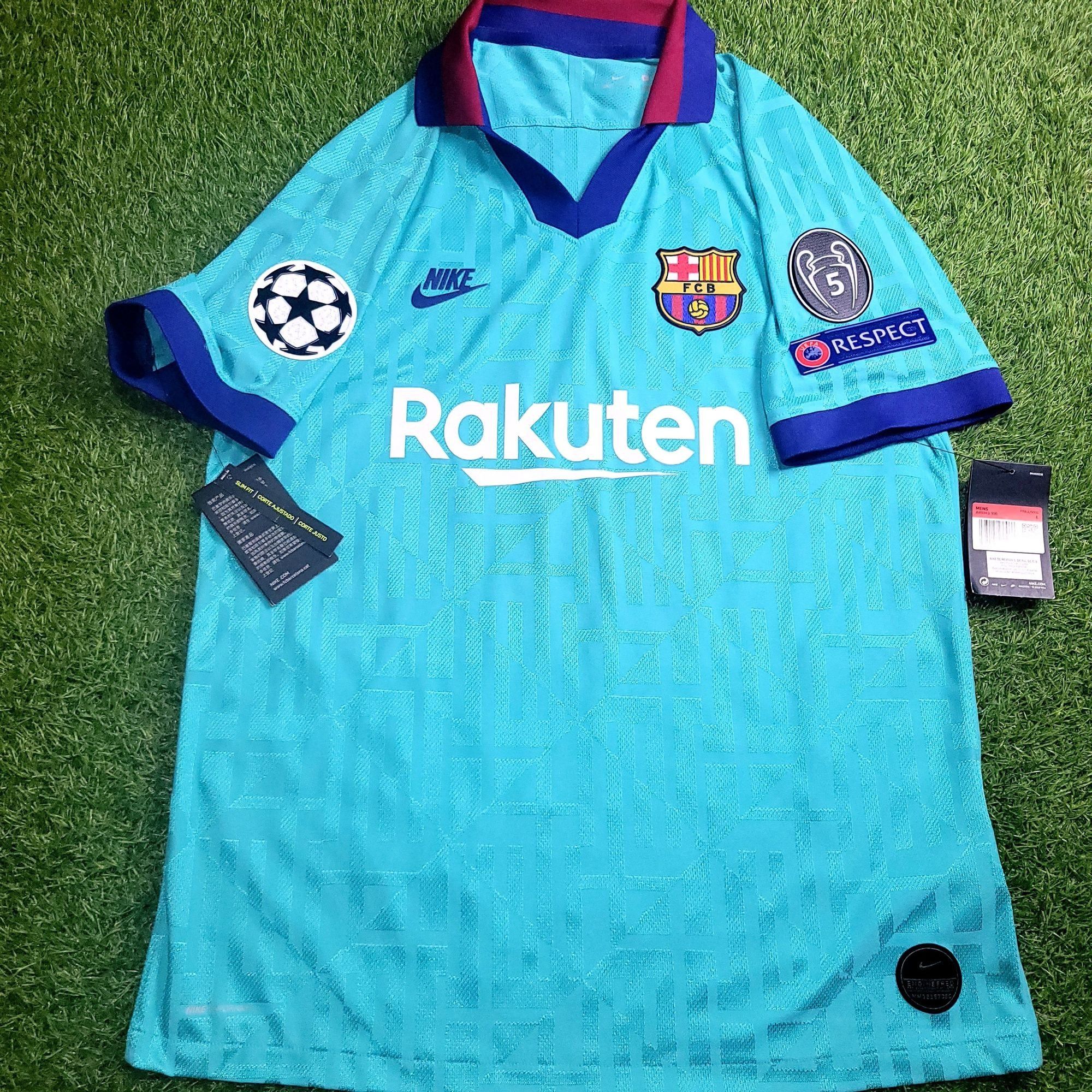 Nike Messi Barcelona 2019 2020 Third Soccer Jersey BNWT L Size US L / EU 52-54 / 3 - 2 Thumbnail