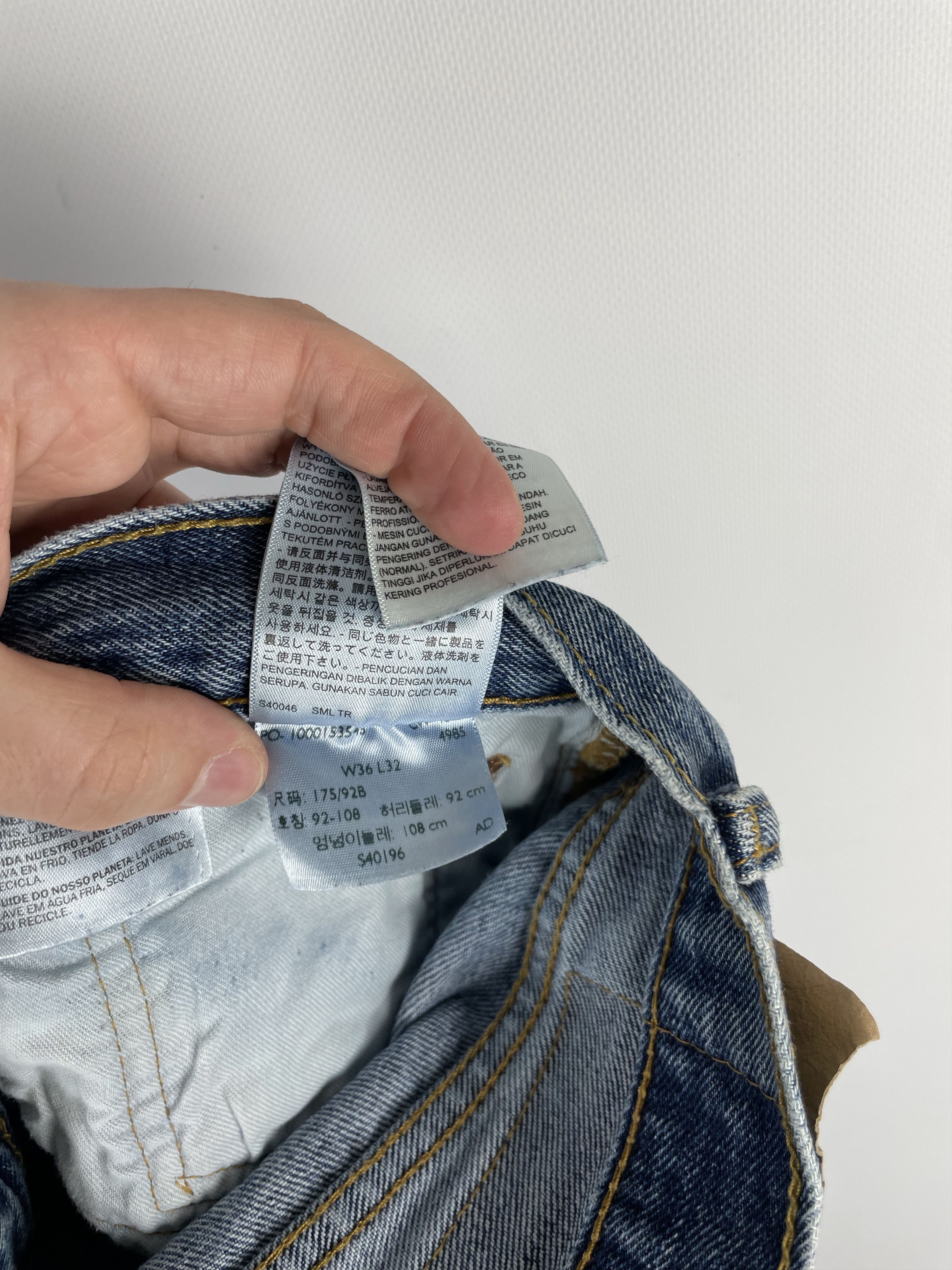 Levi's Vintage 501 90s Levi's Pants Denim Jeans Size US 36 / EU 52 - 10 Thumbnail