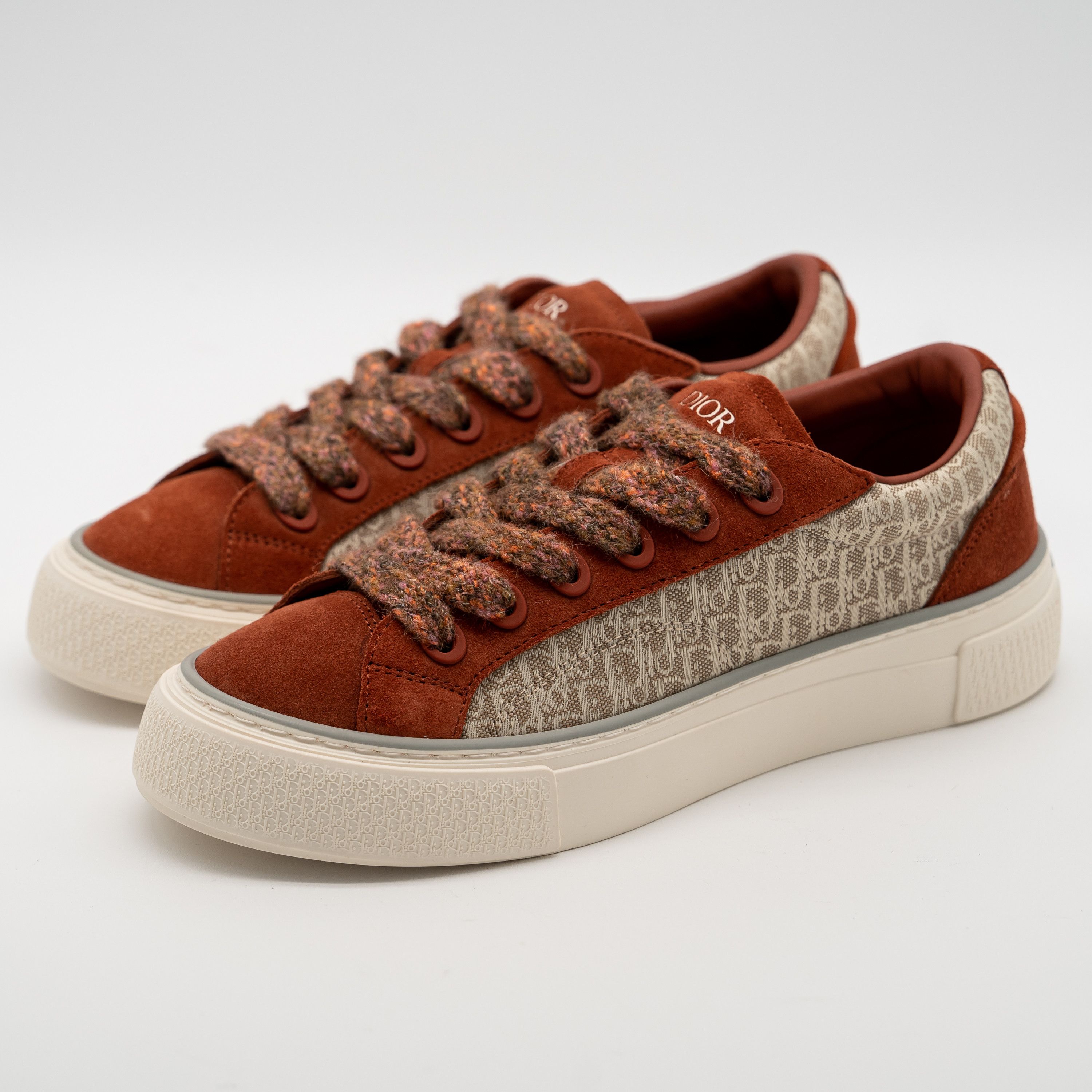 Dior 41eu 8 US Dior B33 Tennis Red Suede Sneakers Canvas Size US 8 / EU 41 - 1 Thumbnail