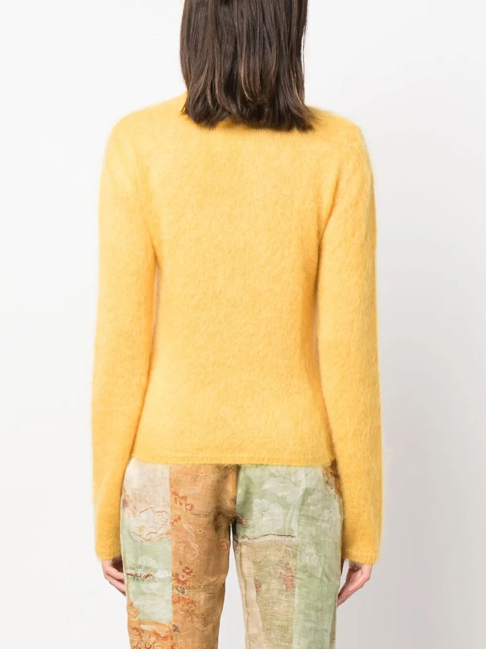Marni o1y1125 Crewneck Sweater in Yellow Size S / US 4 / IT 40 - 4 Thumbnail