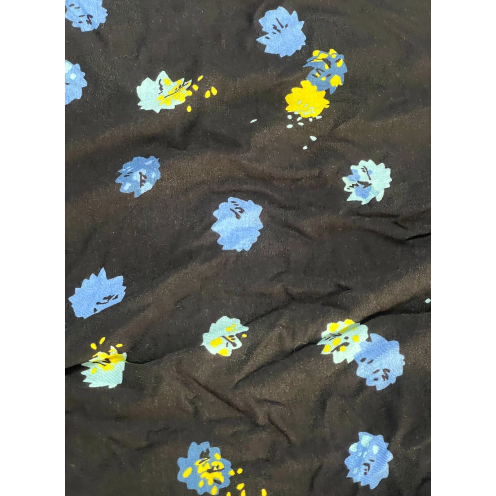 Essentials Amazon Essentials Dress Women 1X Blue Black Yellow Printed NWT Size XL / US 12-14 / IT 48-50 - 2 Thumbnail