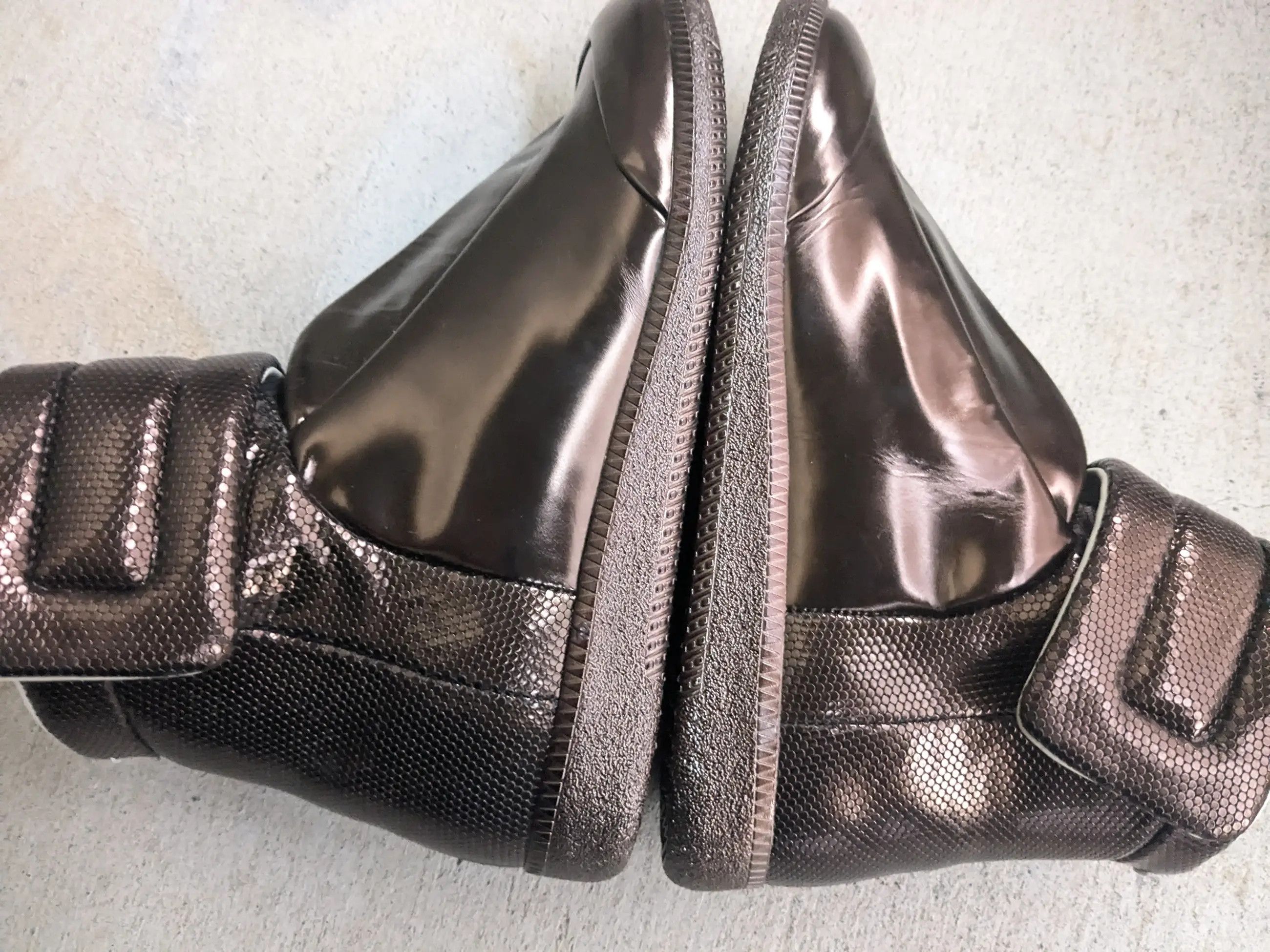 Maison Margiela Maison Margiela Brown 8 41 Metallic High Tops Leather Size US 8 / EU 41 - 7 Thumbnail