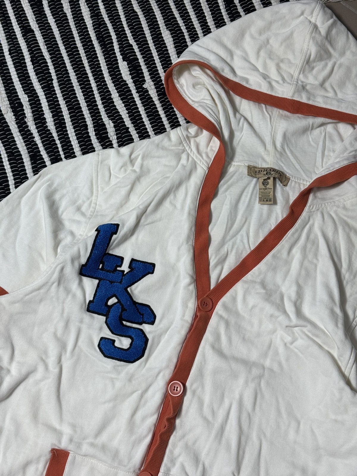 Ed Hardy VINTAGE ED HARDY 2000s ZIP UP CARDIGAN Size XXL / US 16-18 / IT 52-54 - 4 Thumbnail