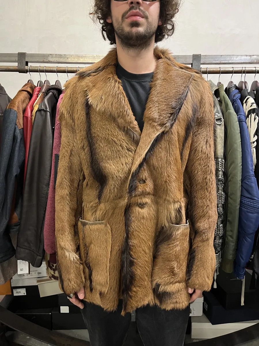 Just Cavalli AW2005 Cavalli Fur Leather Premium Camel Jacket Size US M / EU 48-50 / 2 - 3 Thumbnail