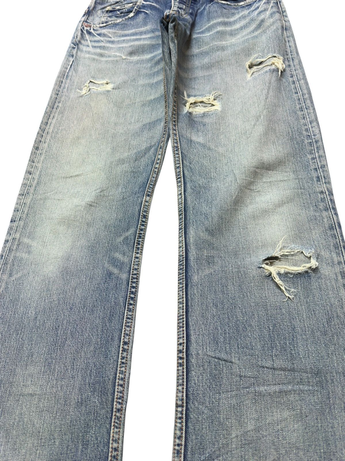 Kapital Vintage CLDM&Co Faded Grunge Distressed Denim Size US 31 - 3 Thumbnail