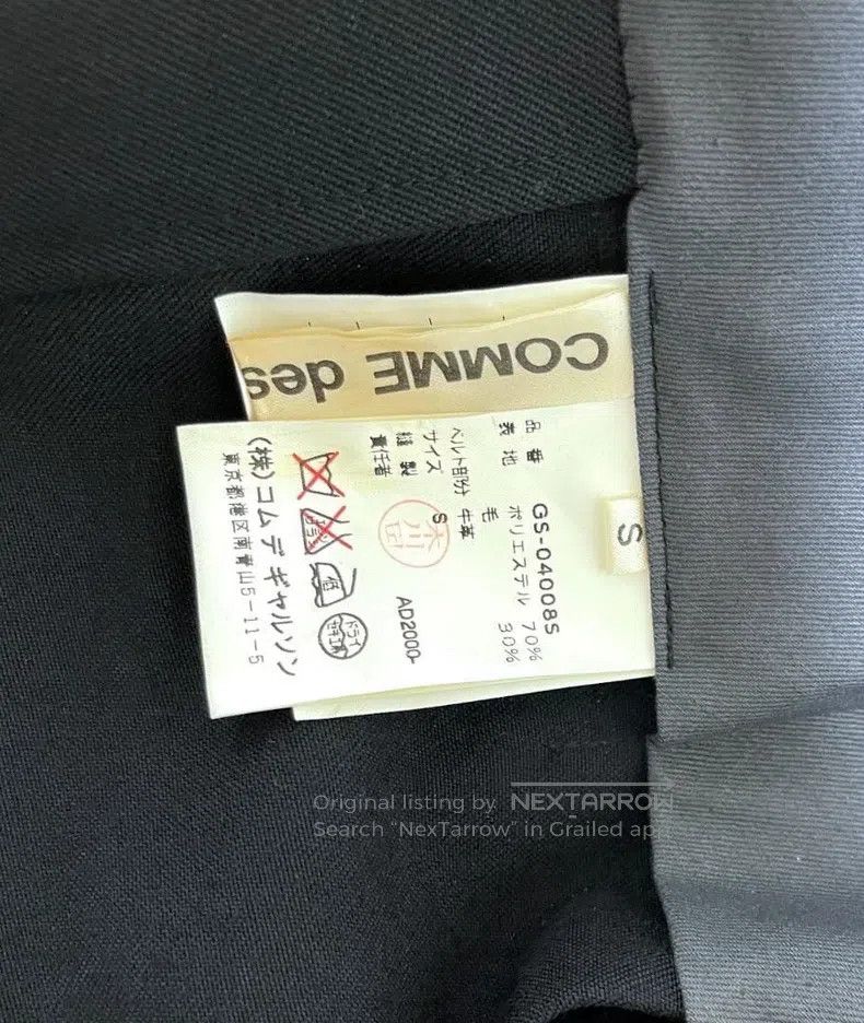 Comme des Garcons Comme Des Garcons size S Leather double waist belt pleated Size 23" - 9 Thumbnail