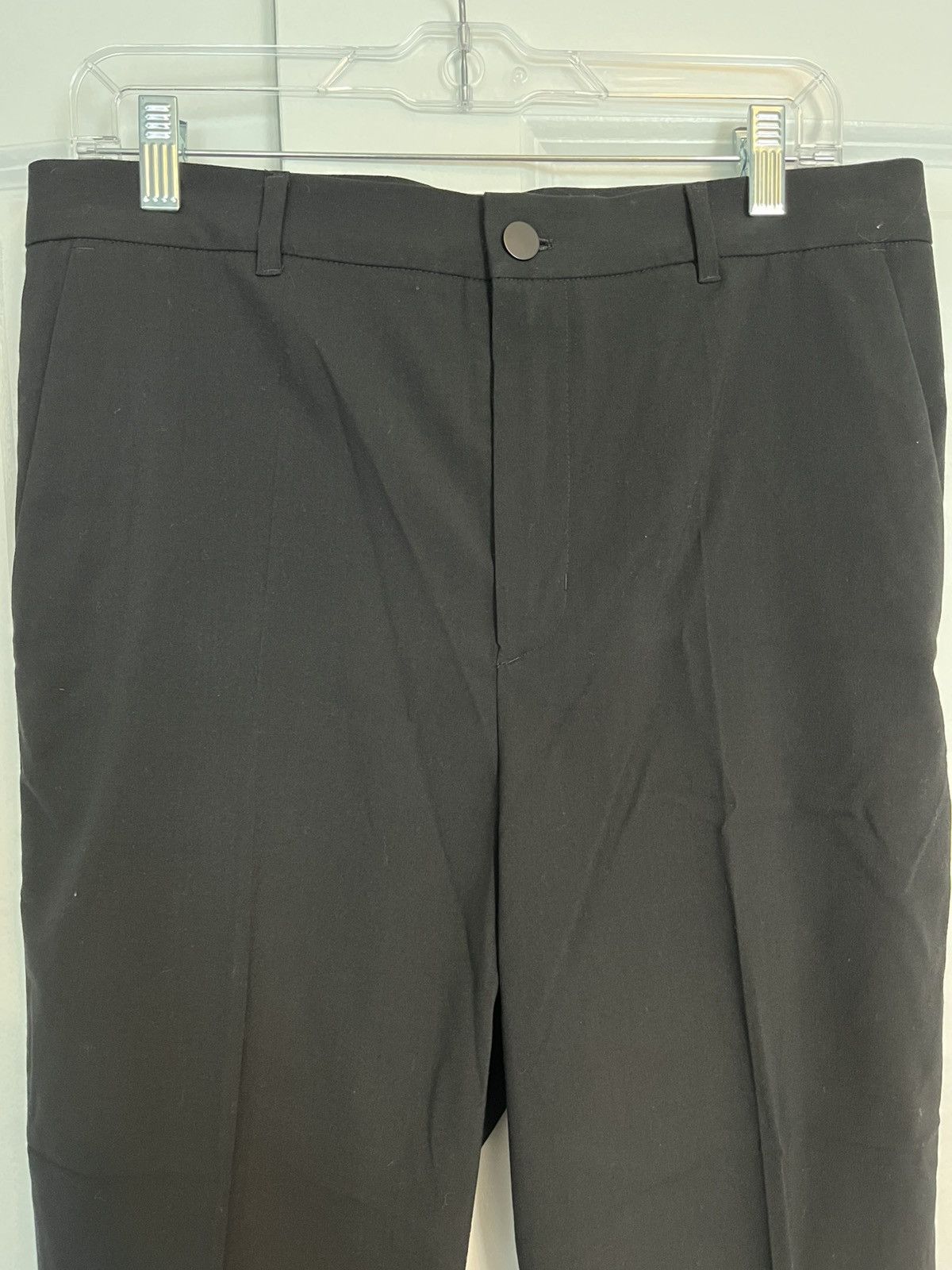 Need Supply Black cropped rayon blend trousers Size US 31 - 2 Thumbnail