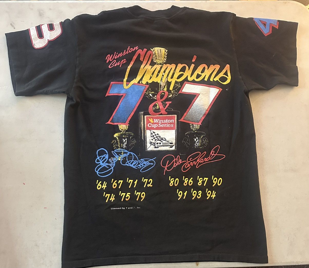 Other Dale Earnhardt Richard Petty ‘7&7’ 7-time champions shirt Size US M / EU 48-50 / 2 - 4 Thumbnail