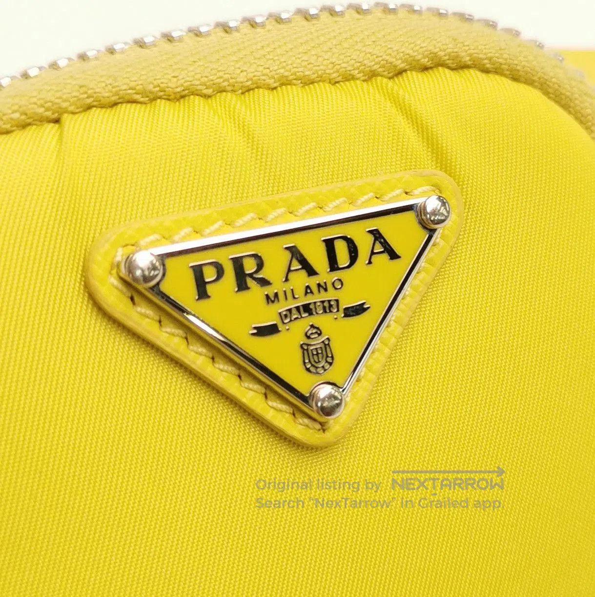 Prada Prada Yellow Belted Shorts Size 4. Size 39" - 3 Thumbnail