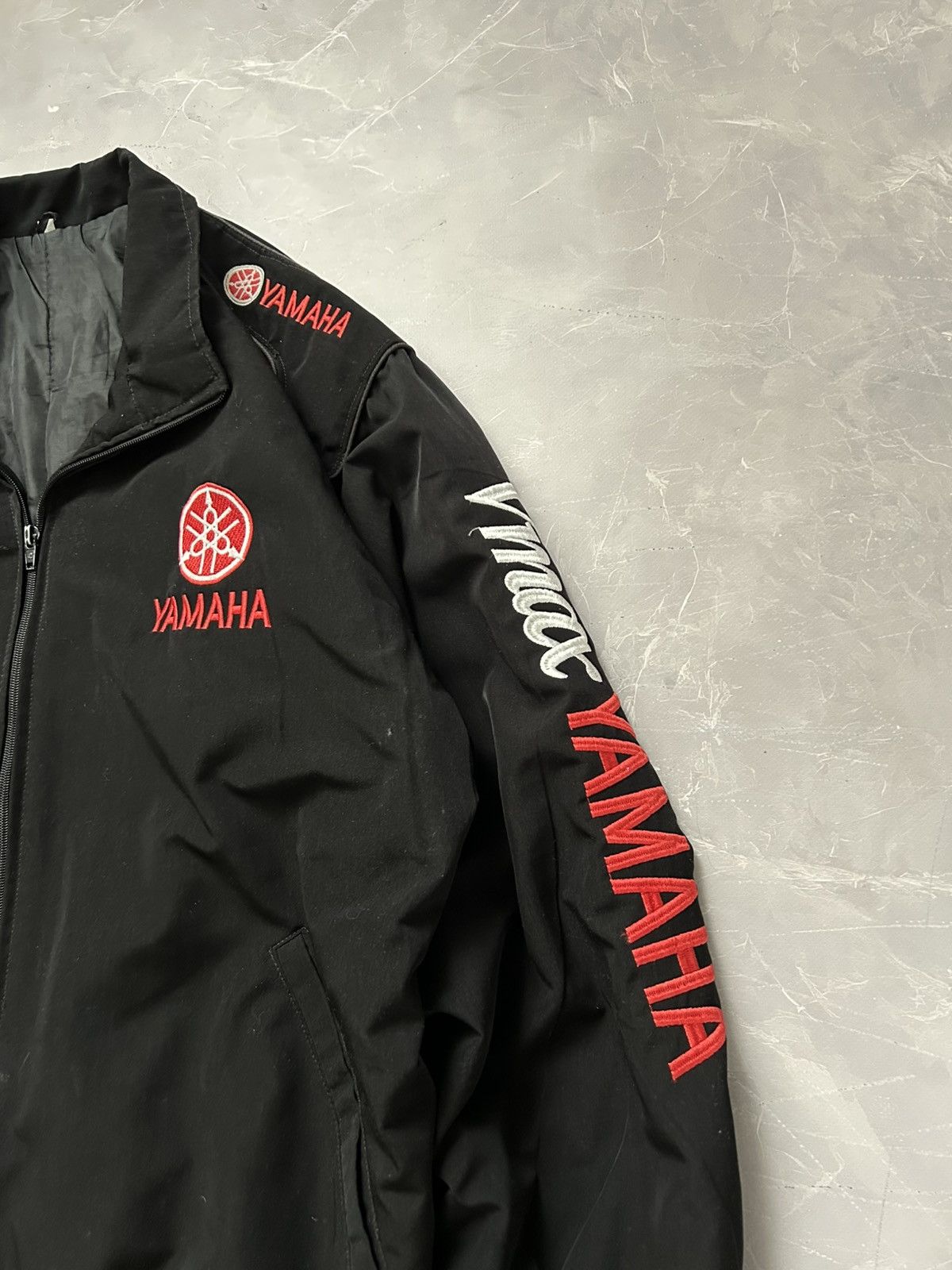 Yamaha Vintage Yamaha Vmax Racing Moto Bomber Jacket Size US L / EU 52-54 / 3 - 4 Thumbnail