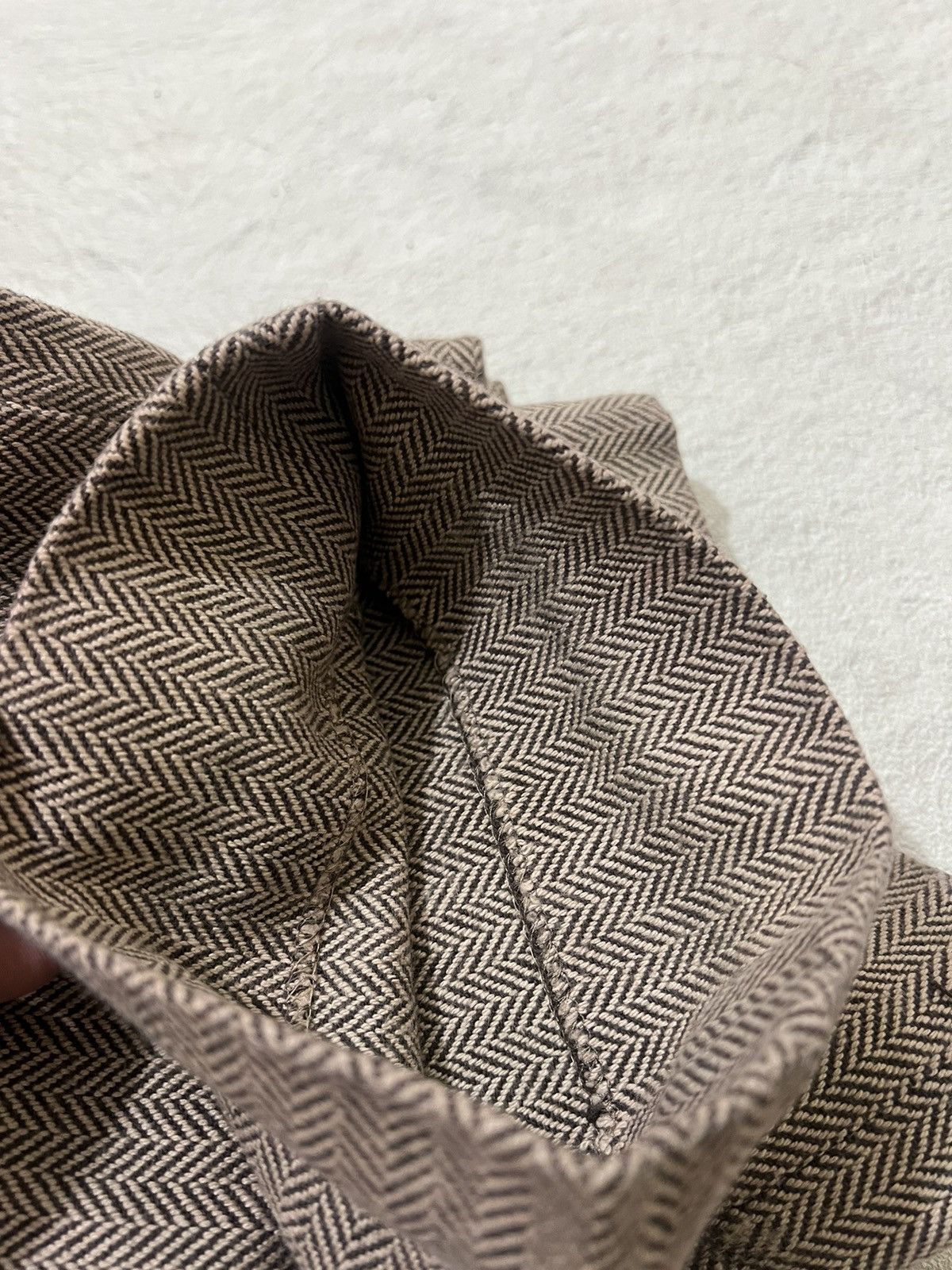 Comme des Garcons 2000s Nigo Bape Busy Work Japanese Wool Herringbone y2k Size US 30 / EU 46 - 6 Thumbnail