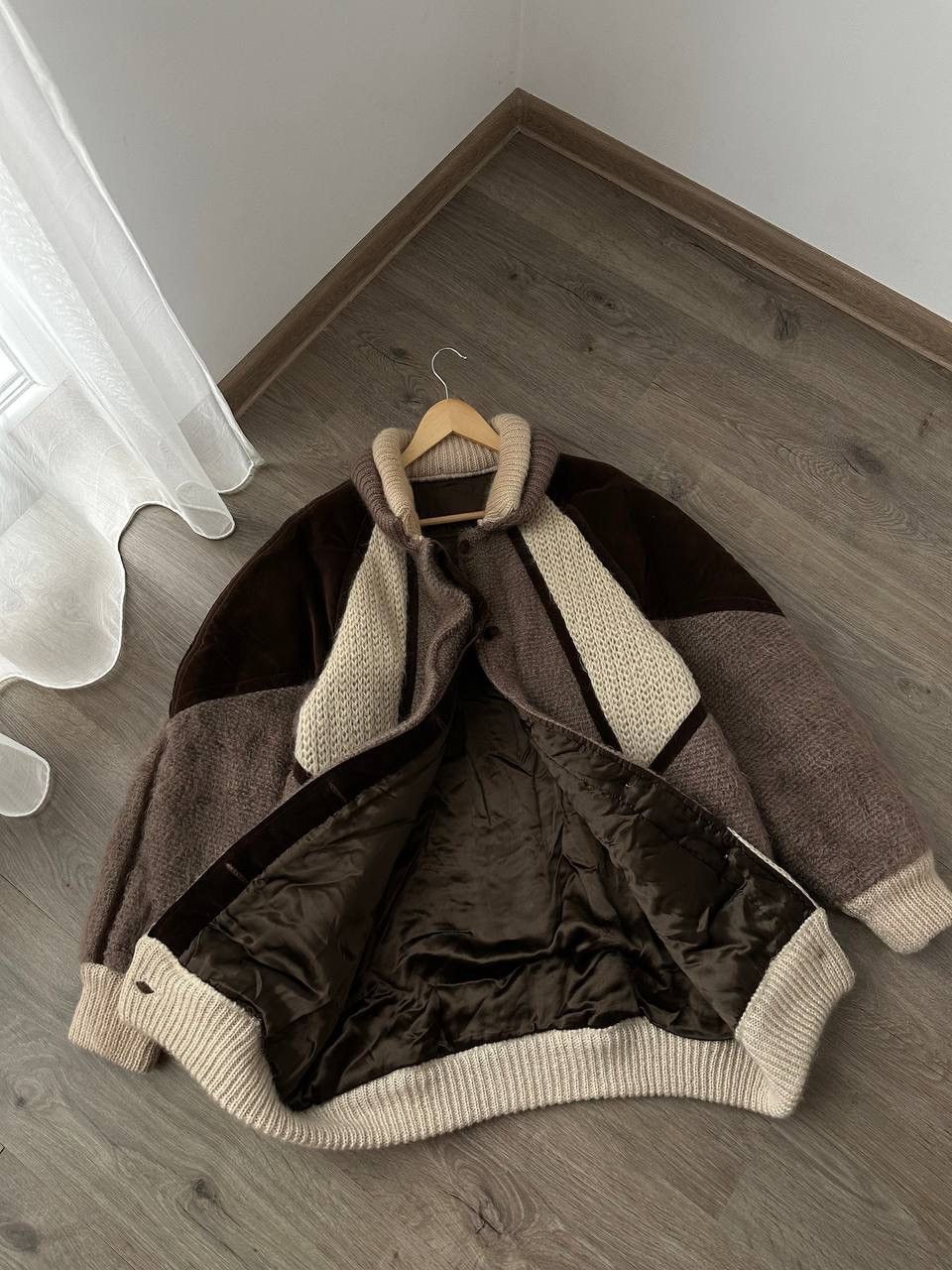Japanese Brand × Les Copains × Vintage Vintage Japanese Mohair Alpaca Beige Les Copains Jacket Size US L / EU 52-54 / 3 - 10 Thumbnail