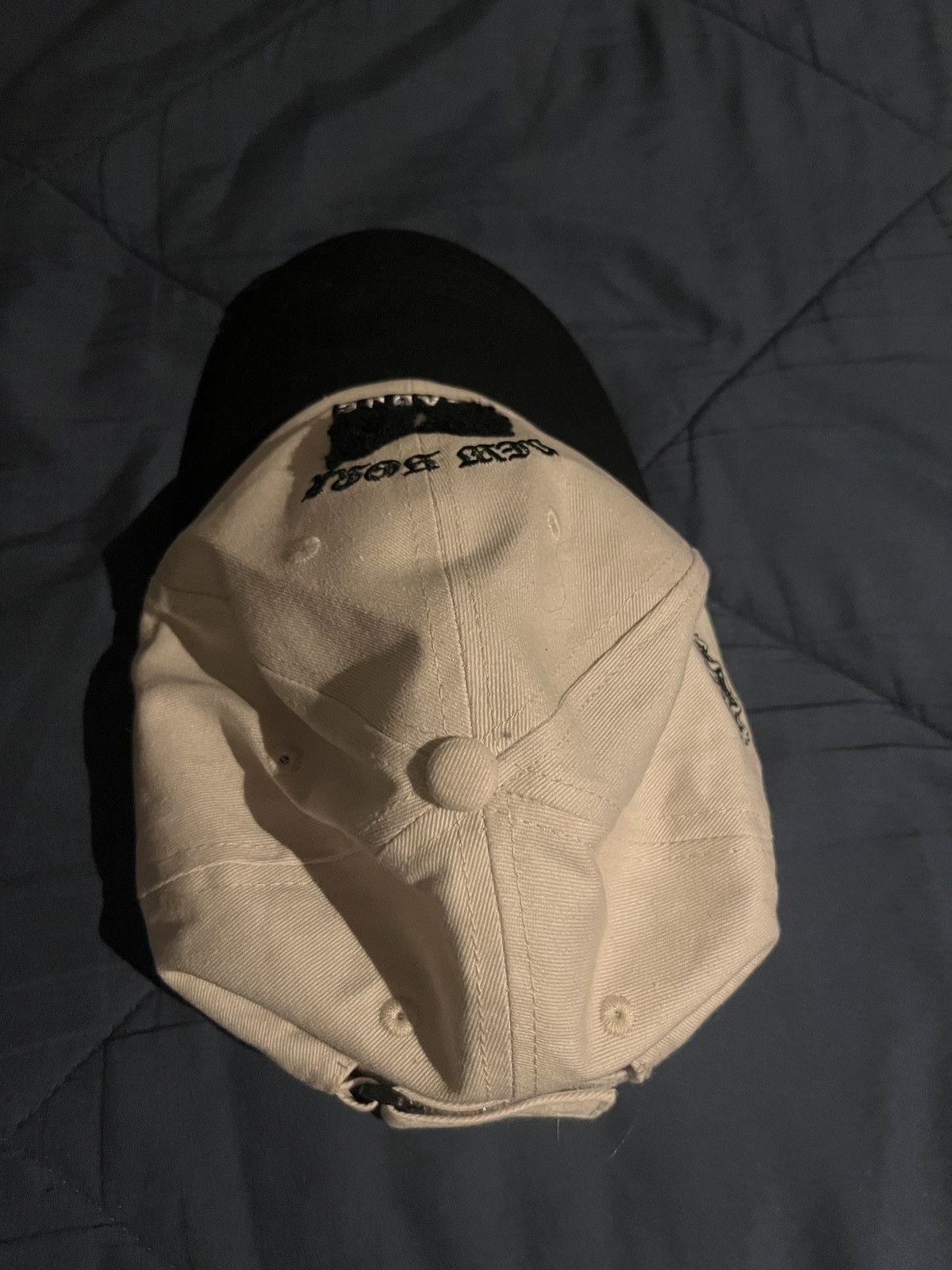 Bershka Vintage New York Hat (Black and White) Size ONE SIZE - 4 Thumbnail