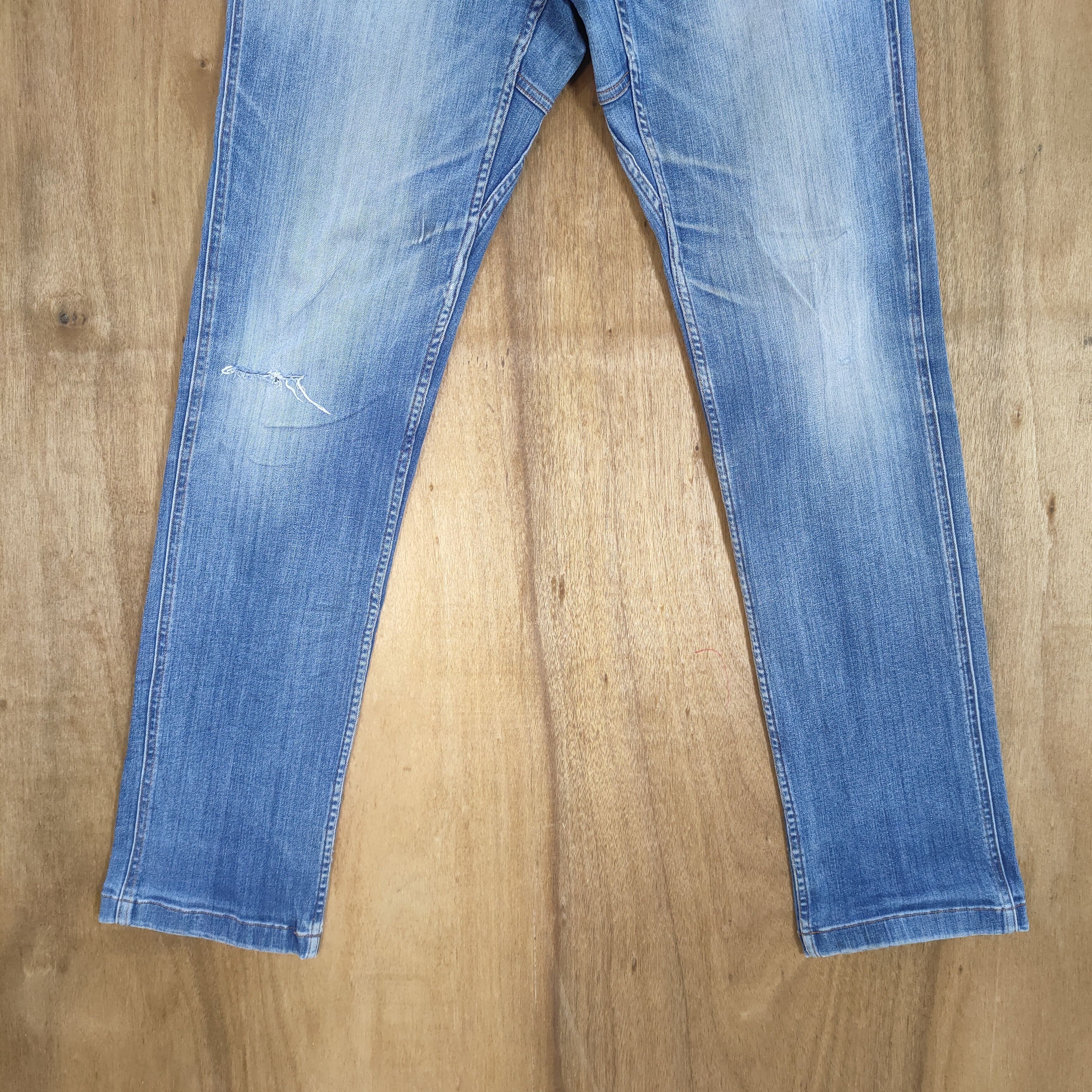 Gramicci GRAMICCI DISTRESSED JEAN SKINNY PANTS Size US 29 - 3 Thumbnail