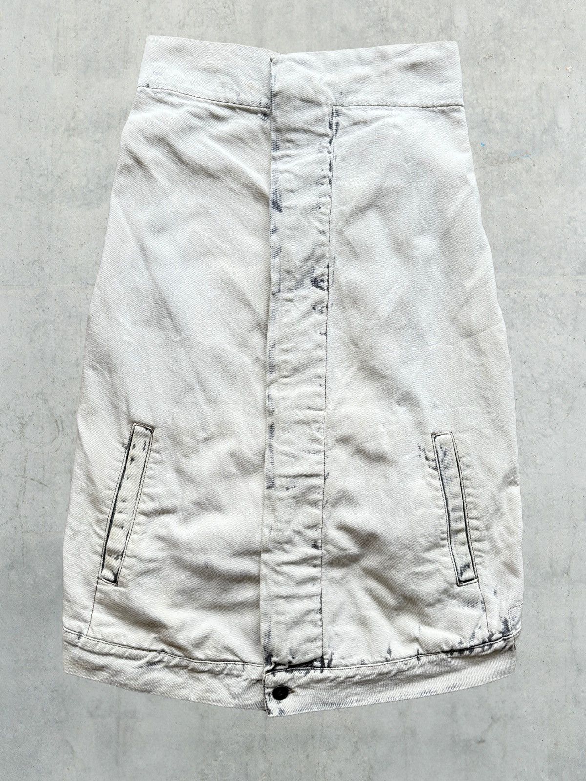 Rick Owens × Rick Owens Drkshdw Rick Owens DRKSHDW Denim Washed Dyed Denim Vest Jacket Size US S / EU 44-46 / 1 - 1 Thumbnail