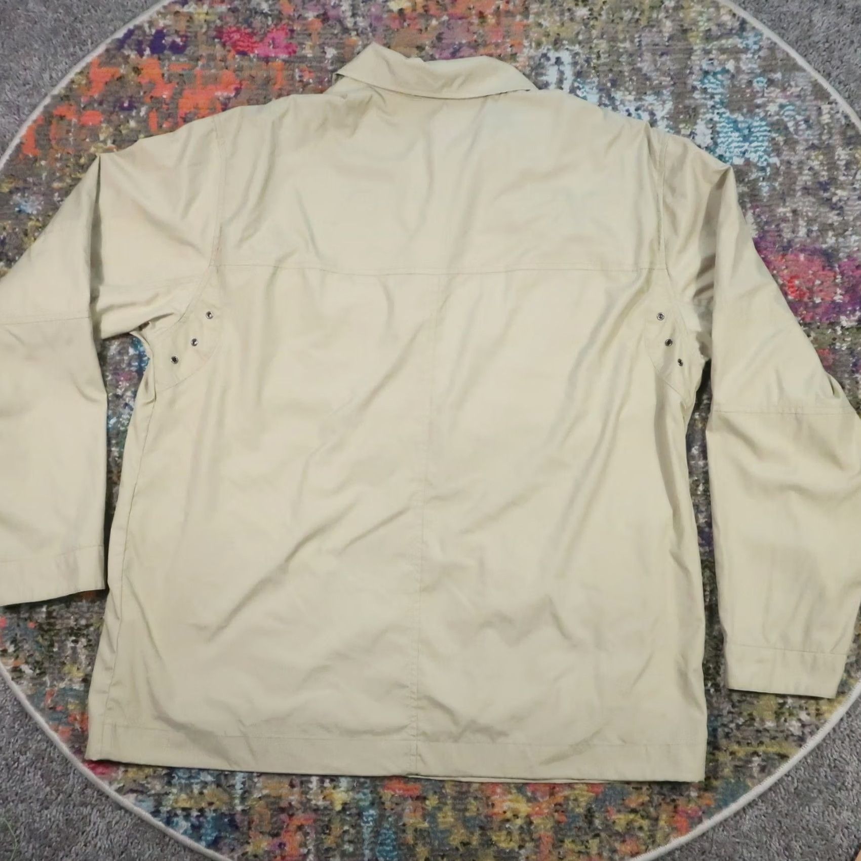 Tommy Hilfiger VTG Tommy Hilfiger Jacket Military Chore Coat XL Beige Nylon Canvas Long Regular Men Size US XL / EU 56 / 4 - 2 Thumbnail