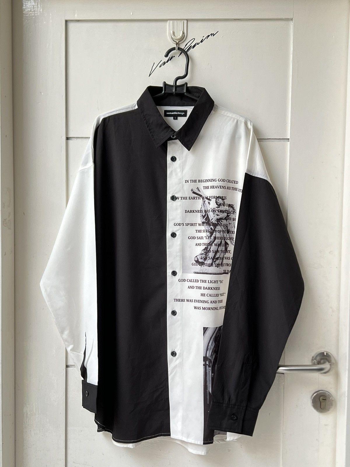 semanticdesign Semantic Design Cross Jesus Shirt Size US L / EU 52-54 / 3 - 9 Thumbnail