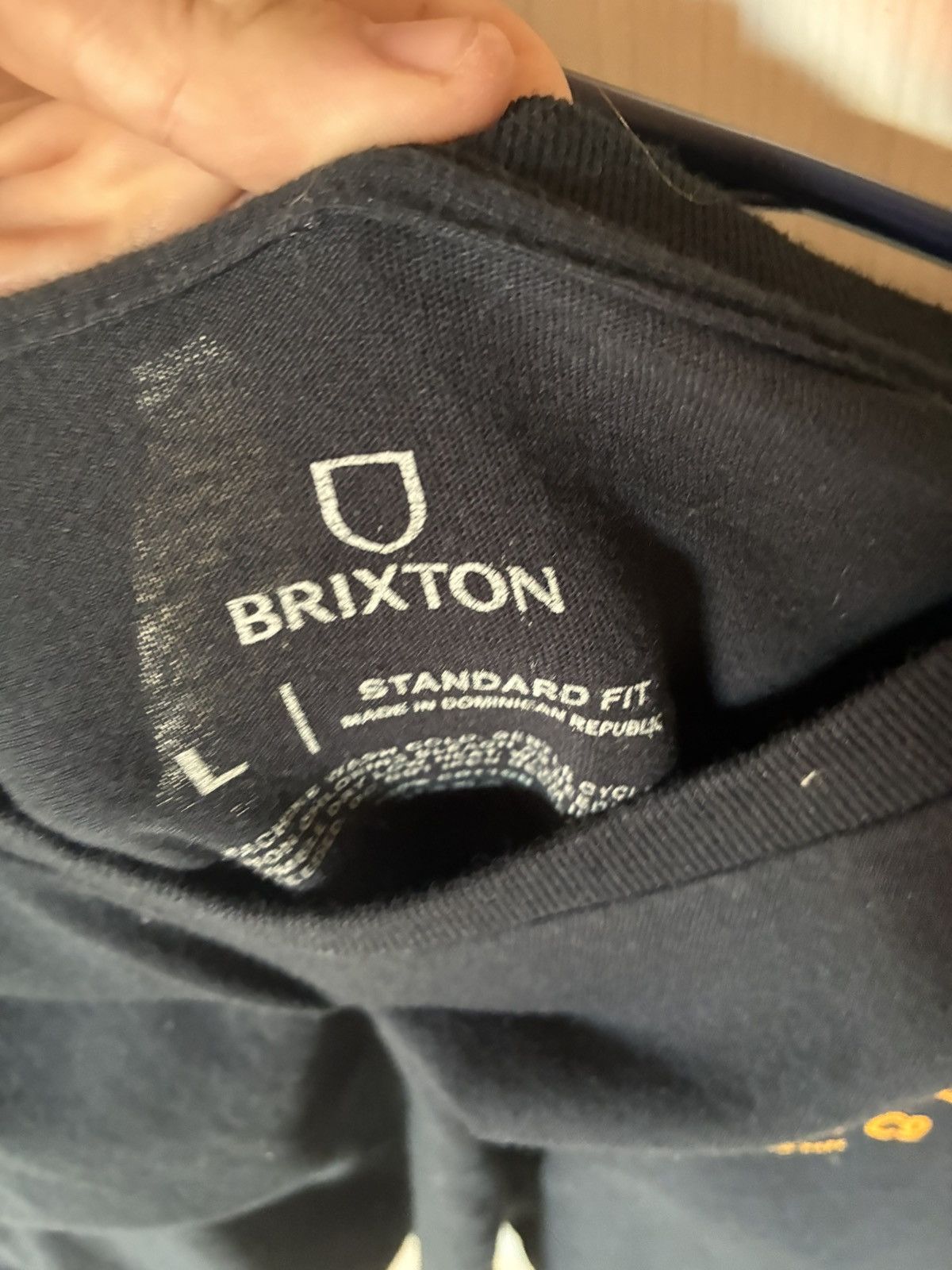 Brixton Brixton supply co tee black/yellow large Size US L / EU 52-54 / 3 - 3 Thumbnail