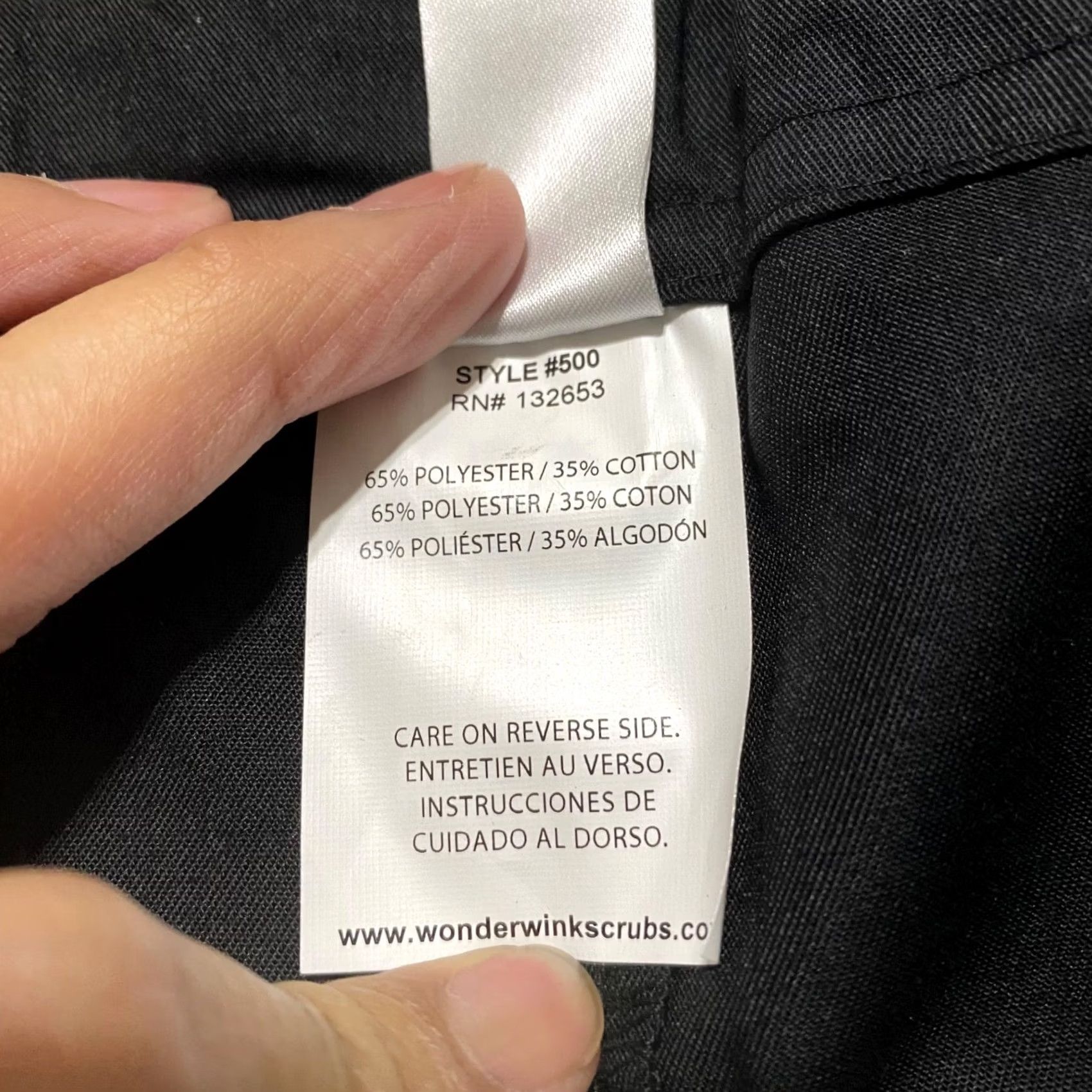 Vintage NWT WonderWink Wonder Work Pants Unisex Medium Black Medical Scrubs Pockets New Size US 31 - 4 Thumbnail