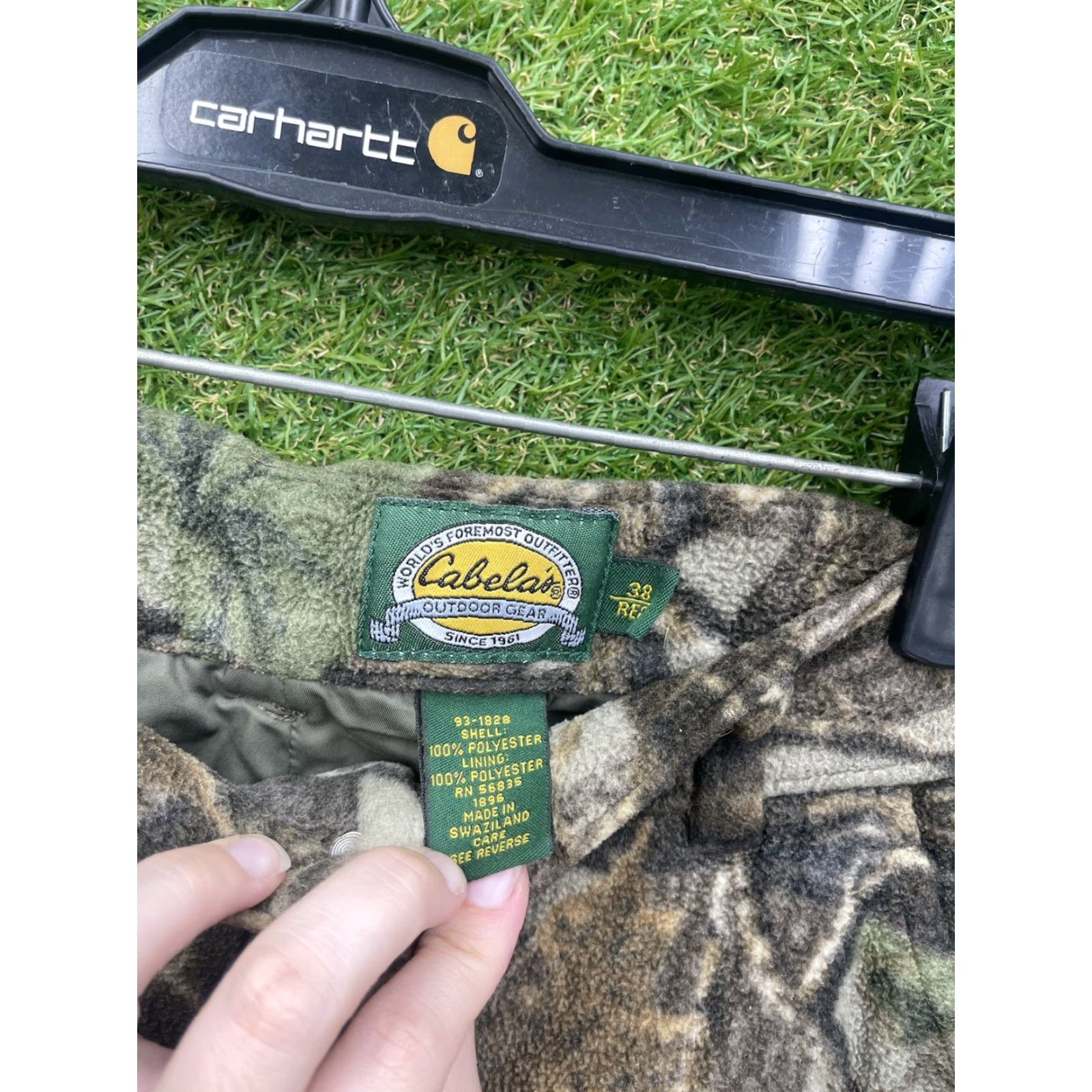 Vintage Cabela's Pants Mens 38 Regular Camo Hunting Outdoor Realtree Insulated Pockets Pants Size US 38 / EU 54 - 4 Thumbnail