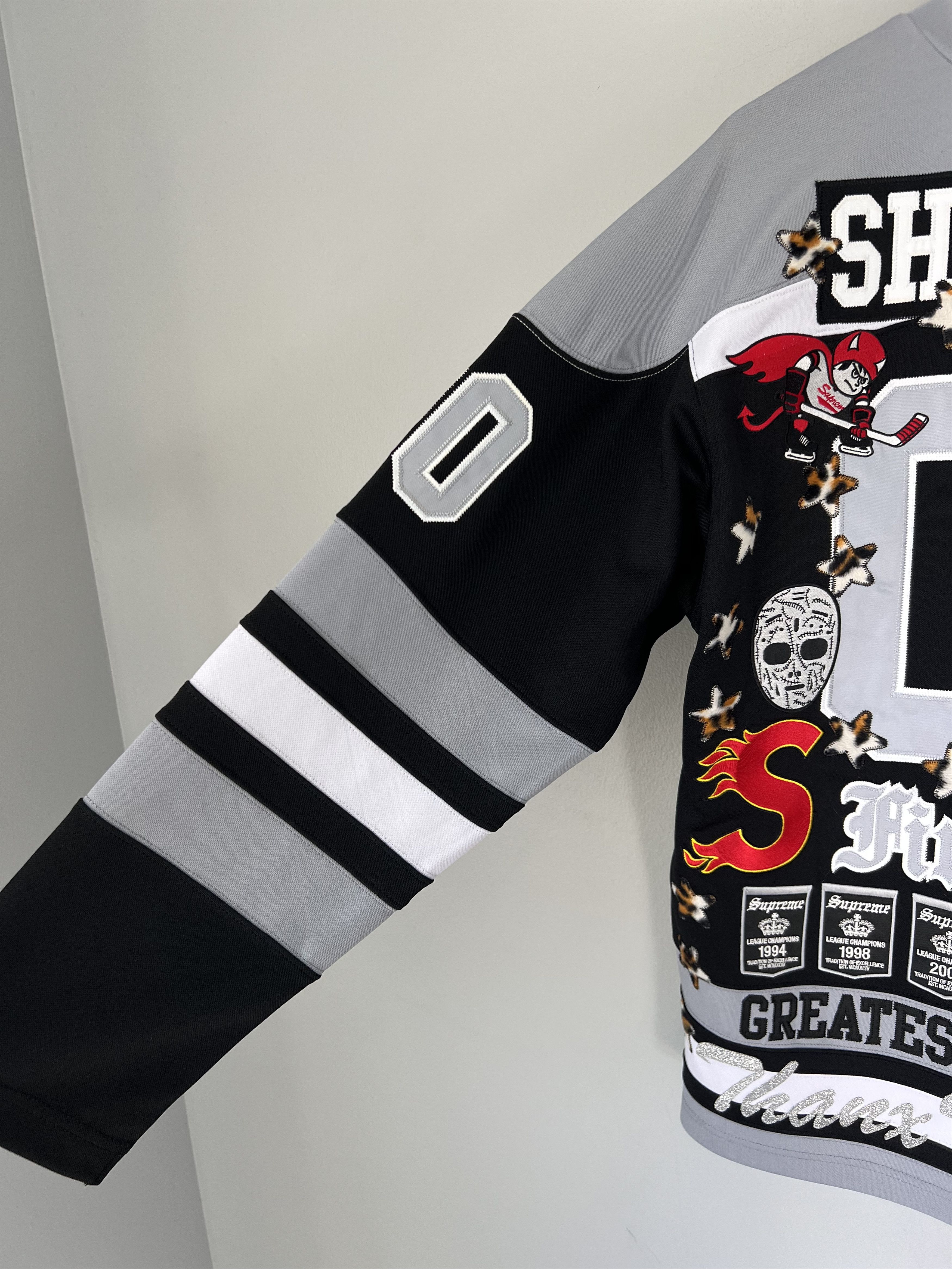 Supreme Supreme Fire & Ice Hockey Jersey in Black Size US M / EU 48-50 / 2 - 4 Thumbnail
