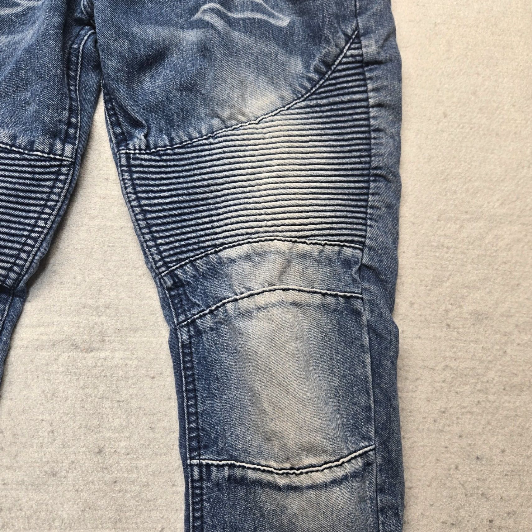 Vintage Encrypted Jeans Men's Casual Straight Pants 32x30 Blue Denim 90s Rockabilly Size US 32 / EU 48 - 2 Thumbnail