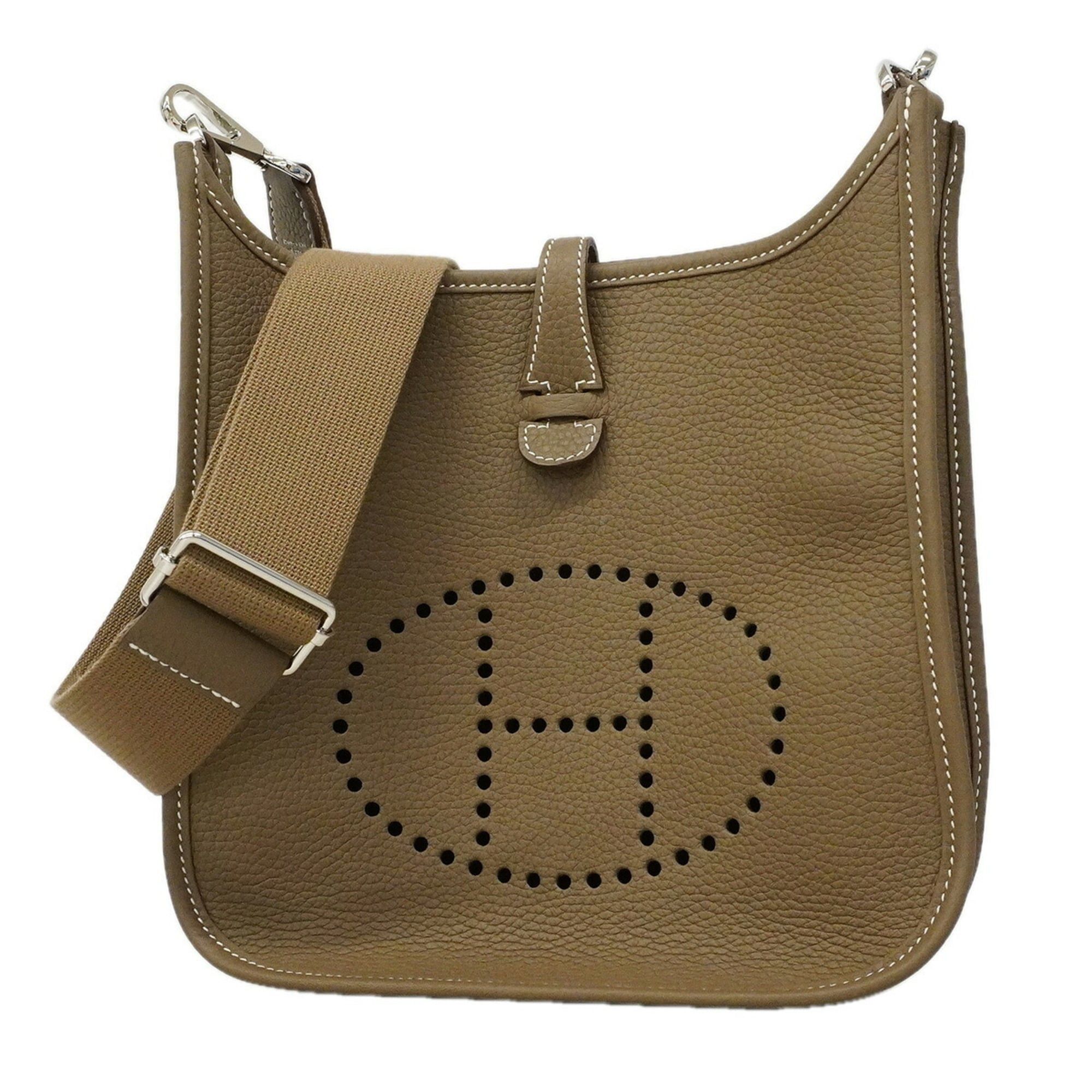 Hermes Hermes Evelyne 23 Shoulder Bag, Taurillon Clemence Leather, Etoile (G stamp), Ladies'. Size ONE SIZE - 1 Thumbnail