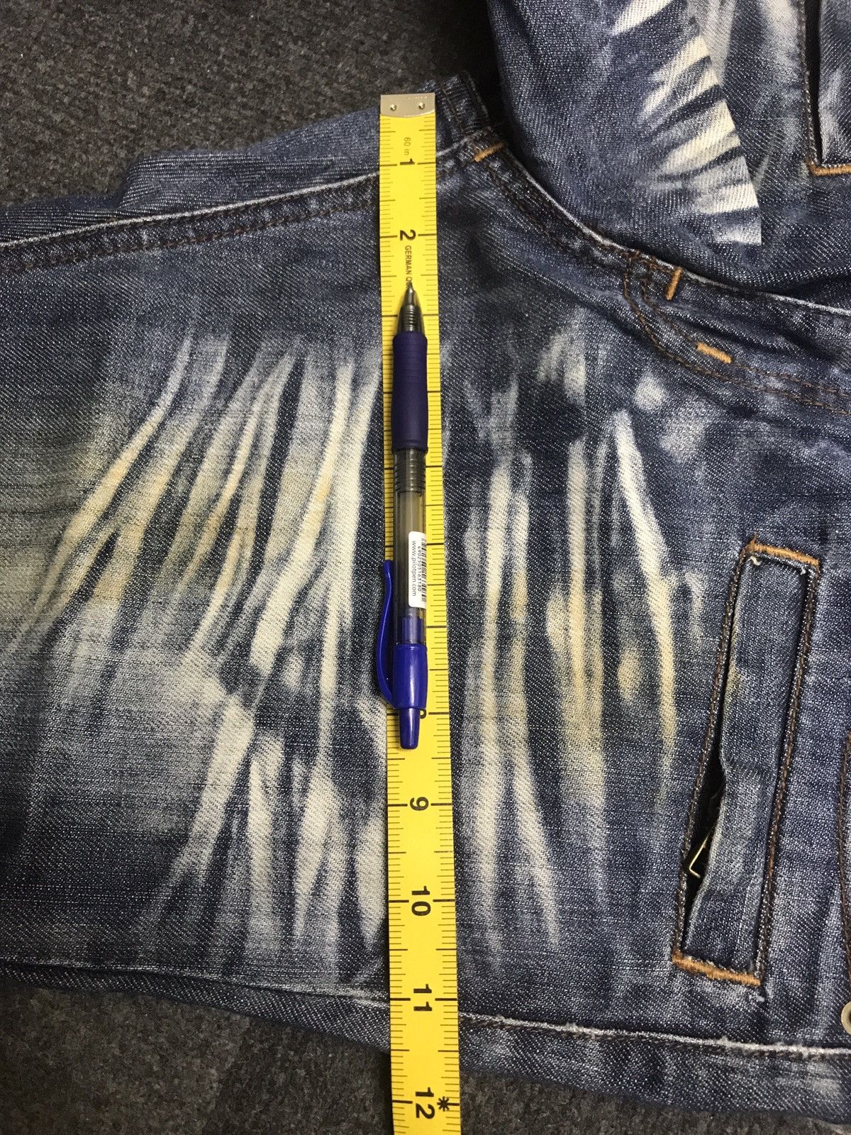 Japanese Brand 💥SICK💥semantic design Biker Style Sick Fades Denim F225 Size US 31 - 25 Thumbnail