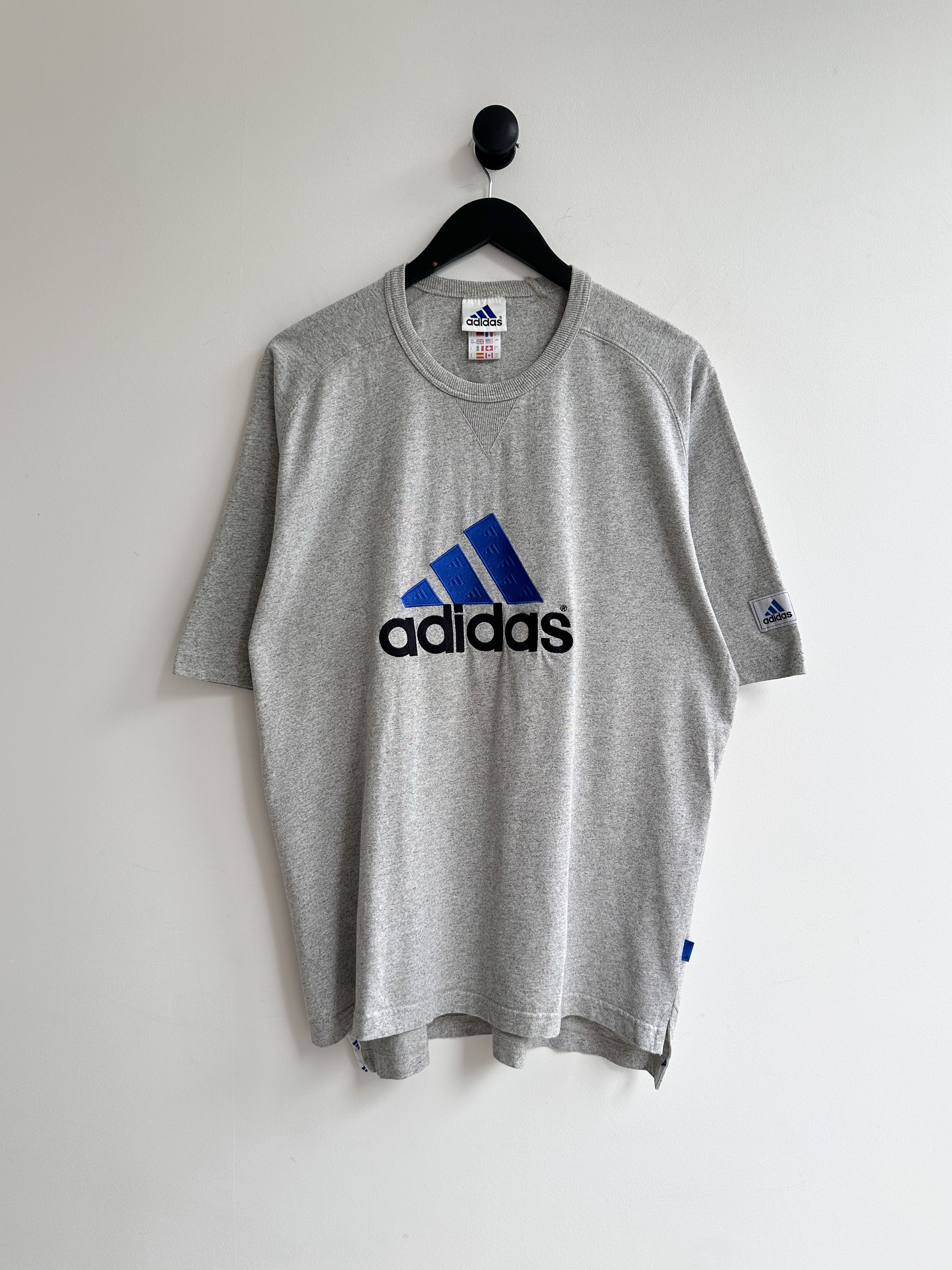 Adidas Vintage 90s Adidas T Shirt Size US L / EU 52-54 / 3 - 1 Thumbnail