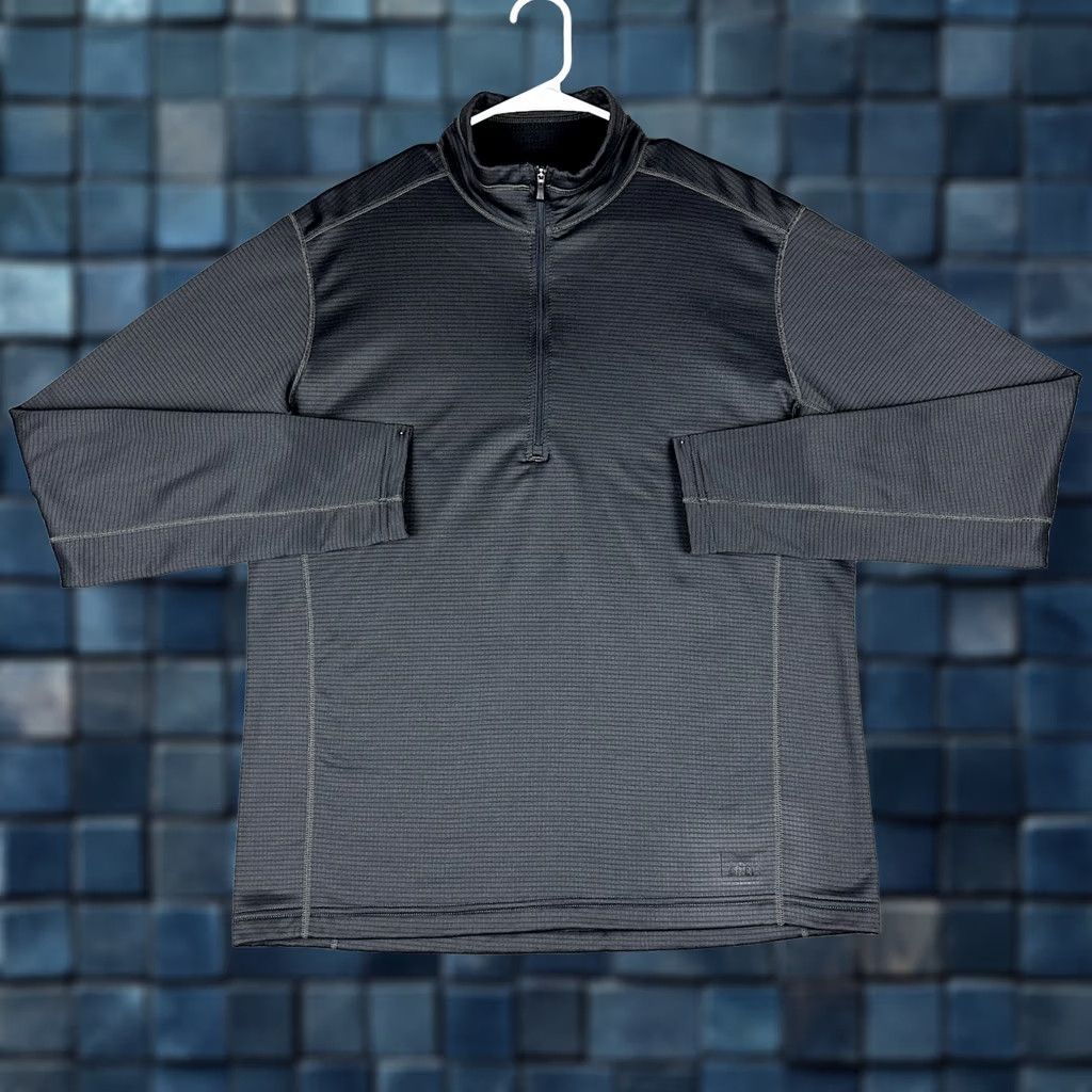 Vintage REI Co-op Shirt Mens L Gray Quarter Zip Long Sleeve Stretch Pullover Polartec Size US L / EU 52-54 / 3 - 1 Thumbnail