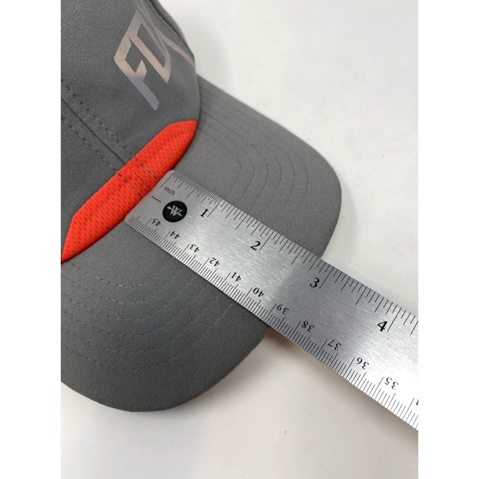 New Era FOX Racing New Era Hat One Size Gray 39Thirty Stretch Fit Cap Adjustable Stretch - Mens Baseball Cap Sports Wear Size ONE SIZE - 3 Thumbnail