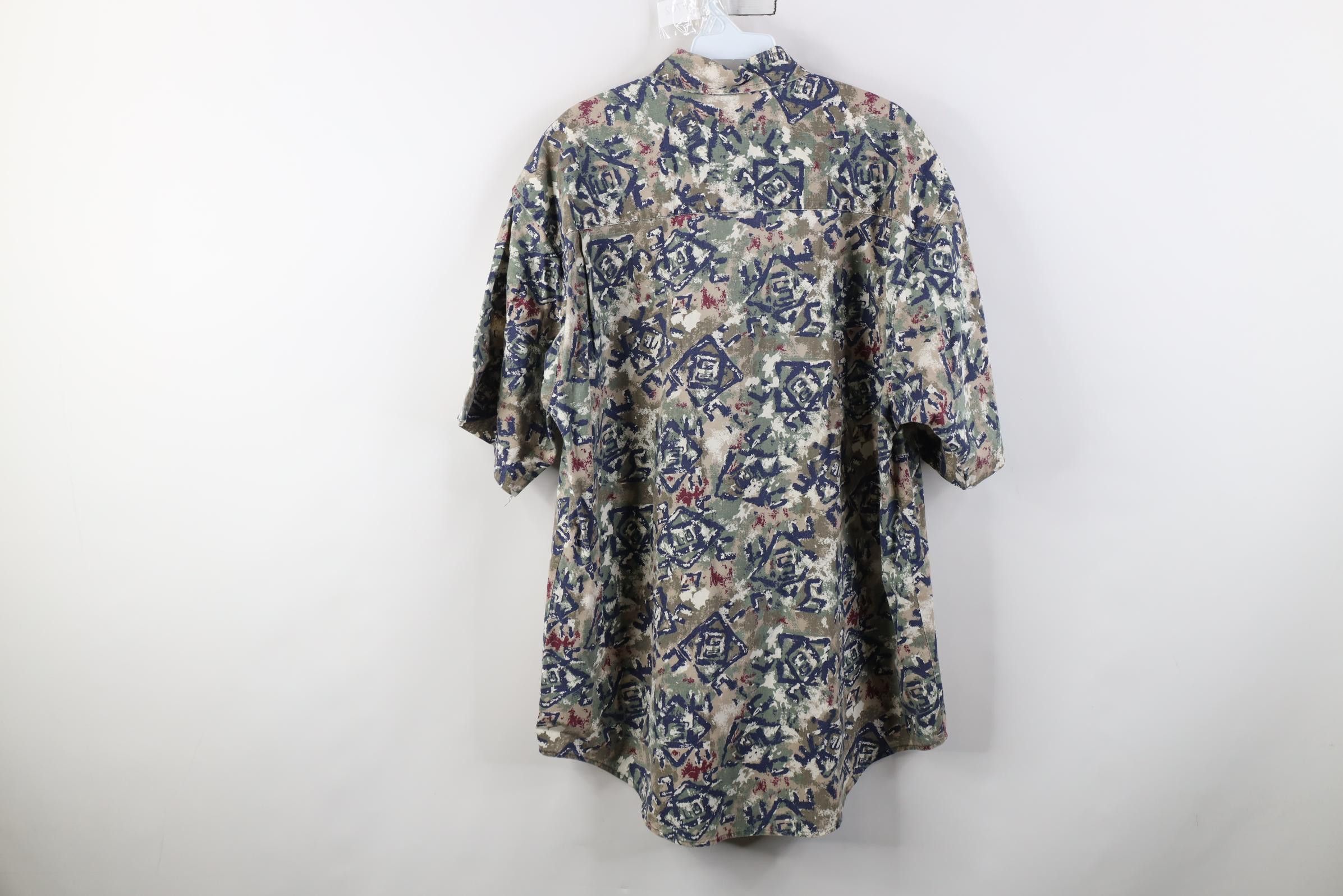 Vintage Vintage 90s Streetwear Art Collared Button Down Shirt USA Size US L / EU 52-54 / 3 - 9 Thumbnail