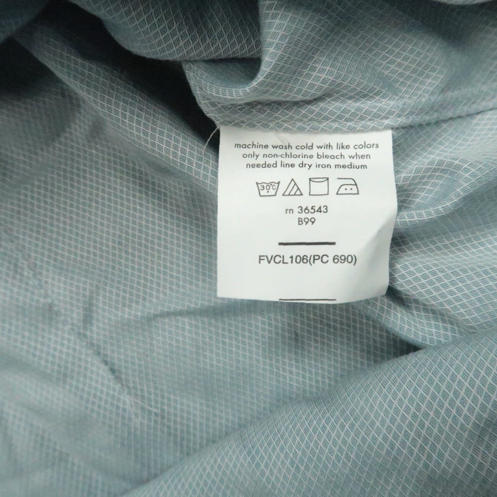 John Varvatos VINTAGE John Varvatos Men's Shirt Long Sleeve Slim Fit Blue Cotton Casual Formal Party 16 Size US L / EU 52-54 / 3 - 5 Thumbnail