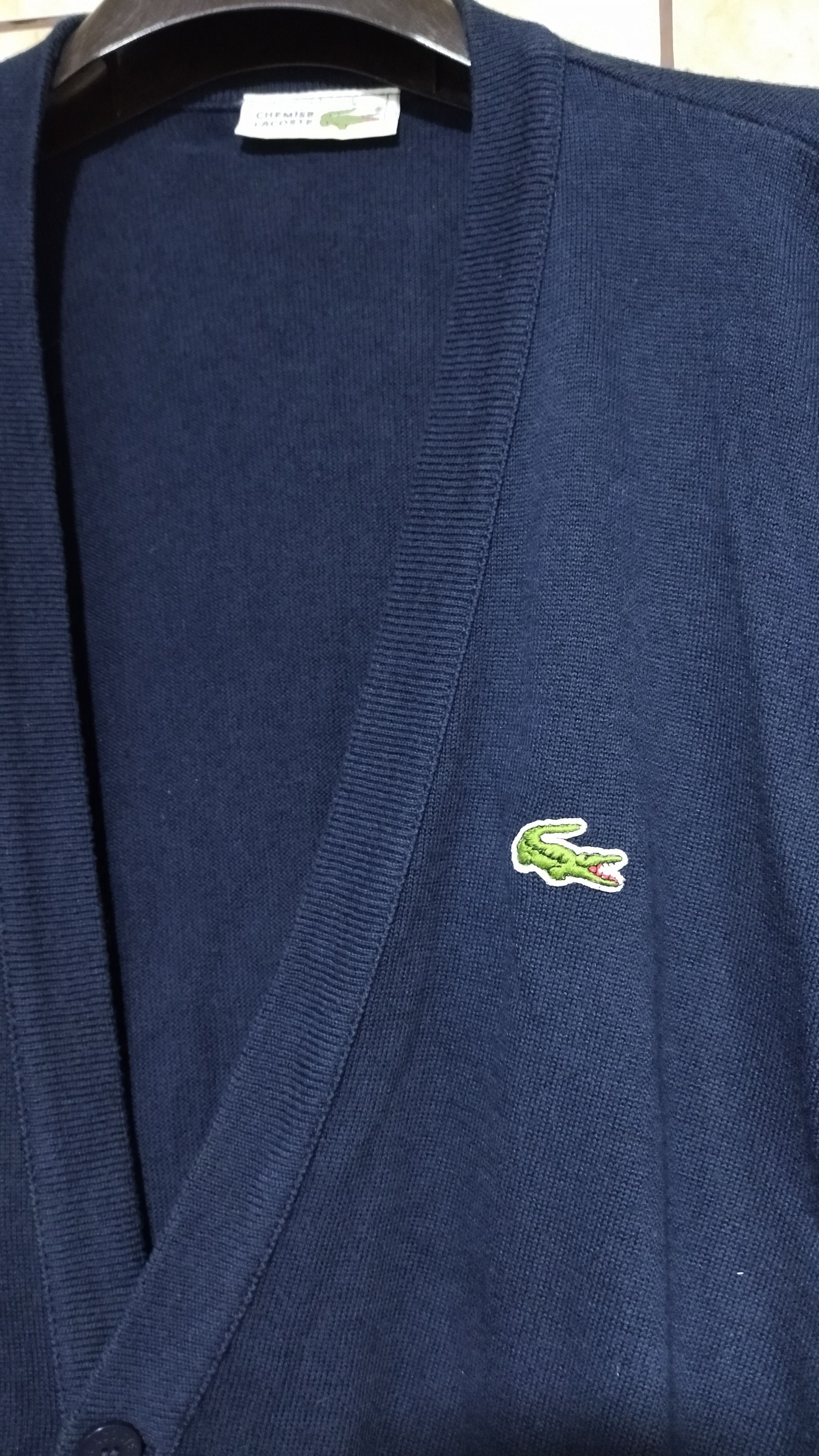 Lacoste Vintage Lacoste Cardigan Size US L / EU 52-54 / 3 - 2 Thumbnail