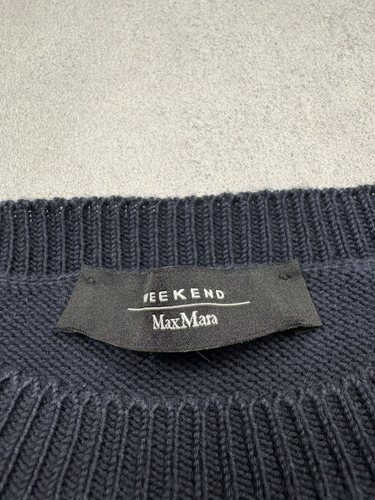 Weekend Max Mara Weekend Max Mara Knit Sweater With Swallow Motif Navy Size M Size M / US 6-8 / IT 42-44 - 9 Thumbnail
