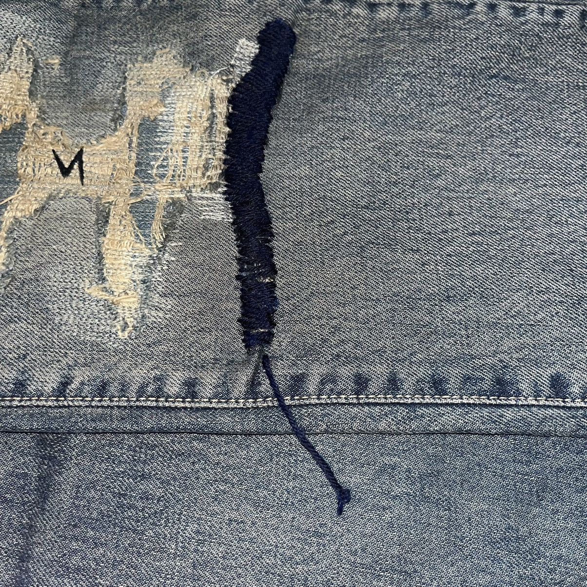 Jun Takahashi × Undercover Undercover 68 Navy Yarn Denim Size 4 Size US 32 / EU 48 - 9 Thumbnail