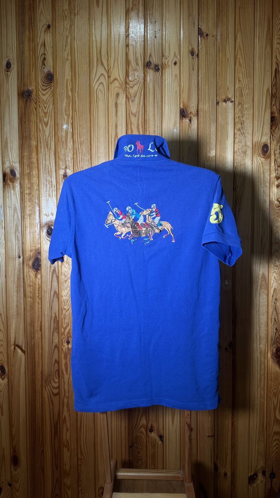 Polo Ralph Lauren Polo Ralph Lauren Y2KTriple Pony Horse Embroidered Shirt Size US XL / EU 56 / 4 - 13 Thumbnail