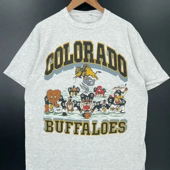 Other Colorado Buffaloes Looney Tunes T-Shirt Size L / US 10 / IT 46 - 1 Thumbnail