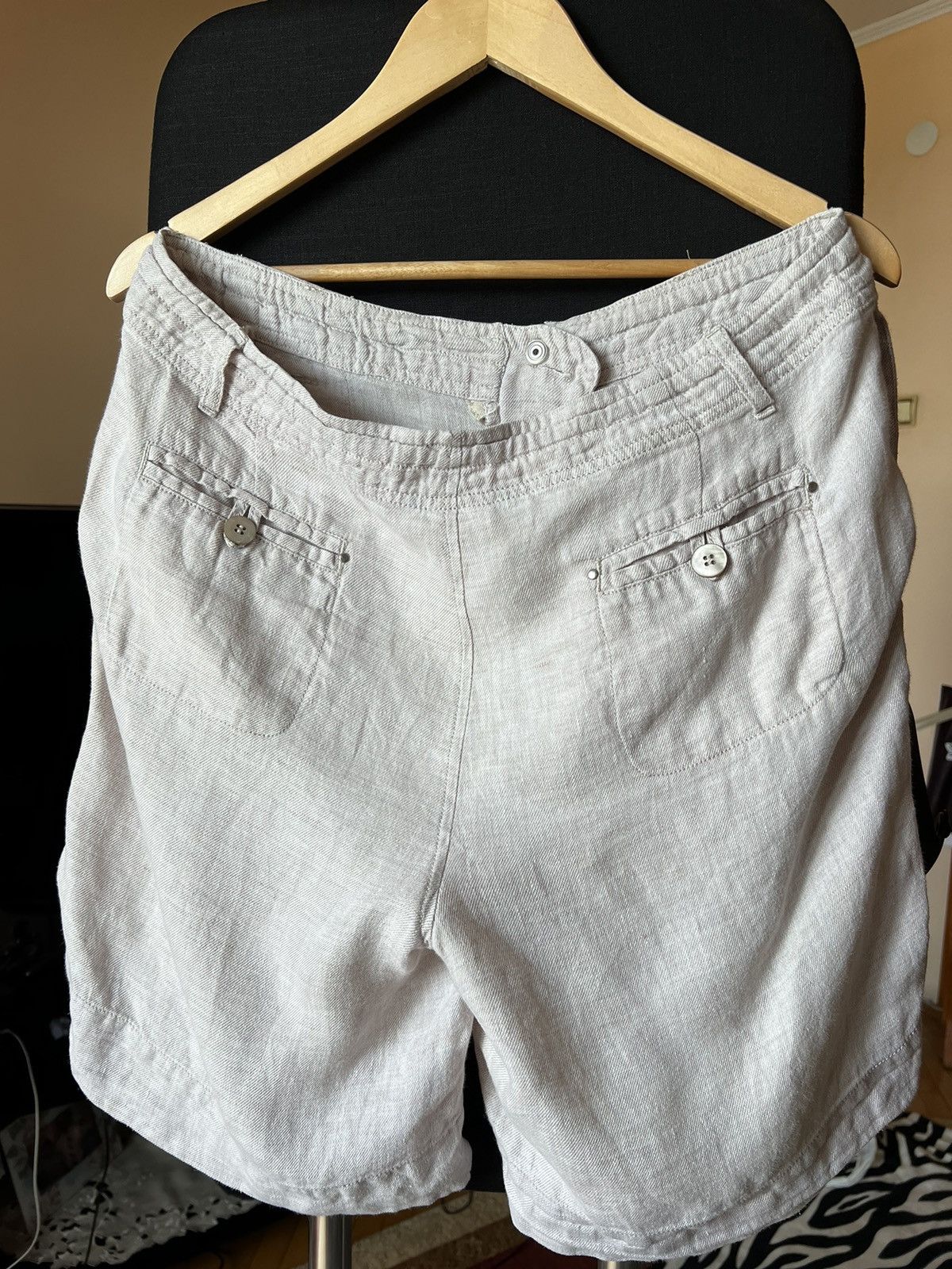 Max Mara × Weekend Max Mara Weekend Max Mara linen shorts womens Size 32" / US 10 / IT 46 - 3 Thumbnail