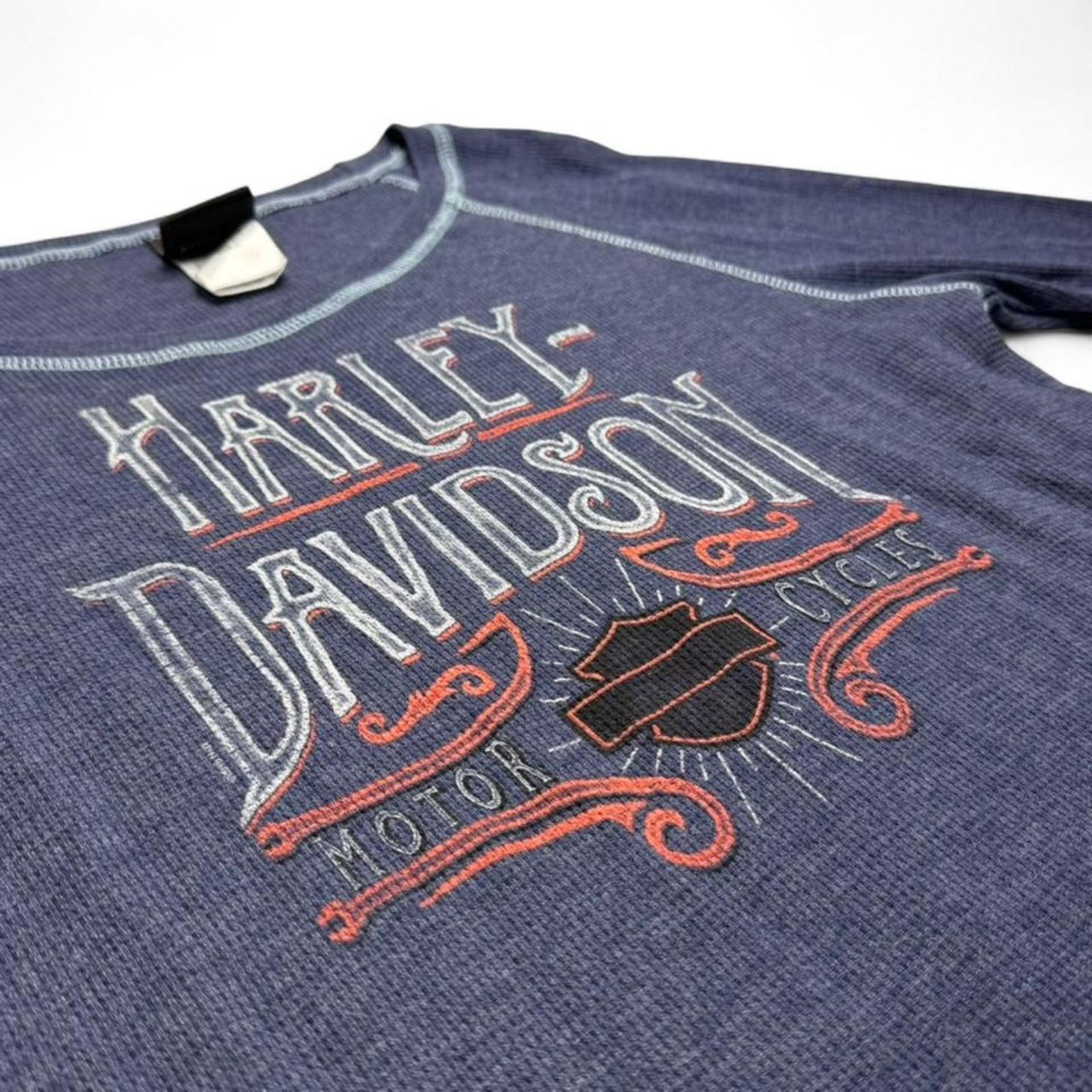 Harley Davidson Harley Davidson navy long sleeve shirt Size L Size L / US 10 / IT 46 - 6 Thumbnail