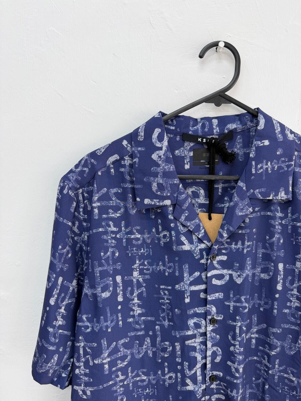 Ksubi new ksubi medium m short sleeve resort shirt heritage blue Size US M / EU 48-50 / 2 - 2 Thumbnail