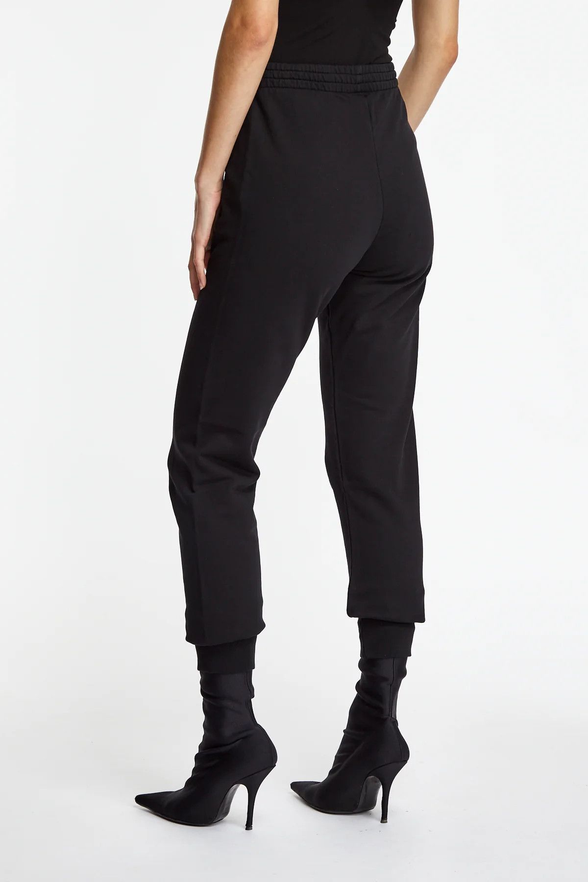 Balenciaga o1in1g1024 Loose Leggings in Black Size 26" / US 2 / IT 38 - 4 Thumbnail