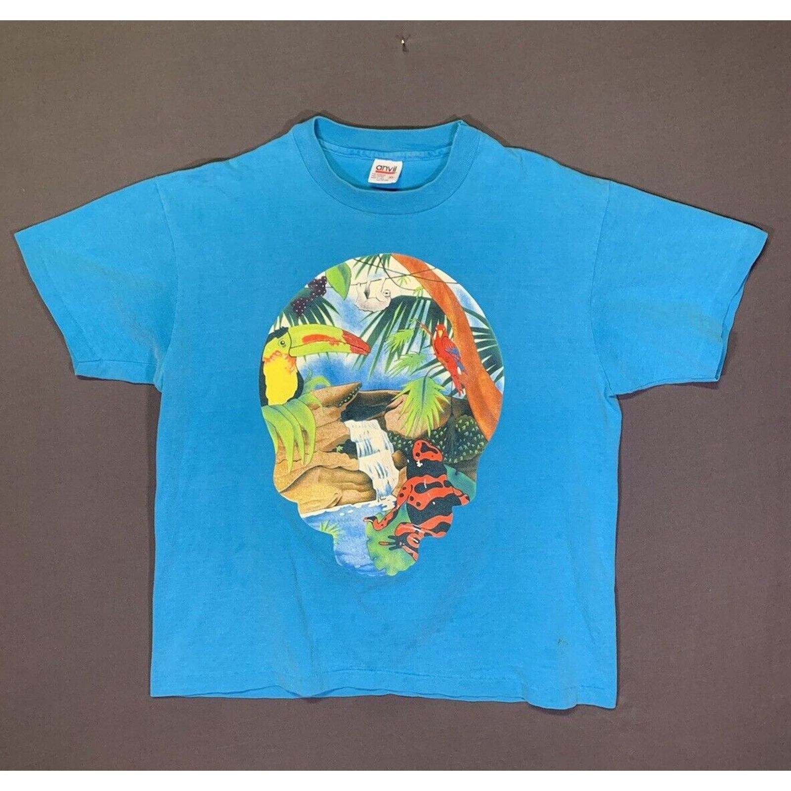 Anvil Vintage Spring 1993 Tour Grateful Dead T-Shirt Band Tee XL Size XL / US 12-14 / IT 48-50 - 3 Thumbnail